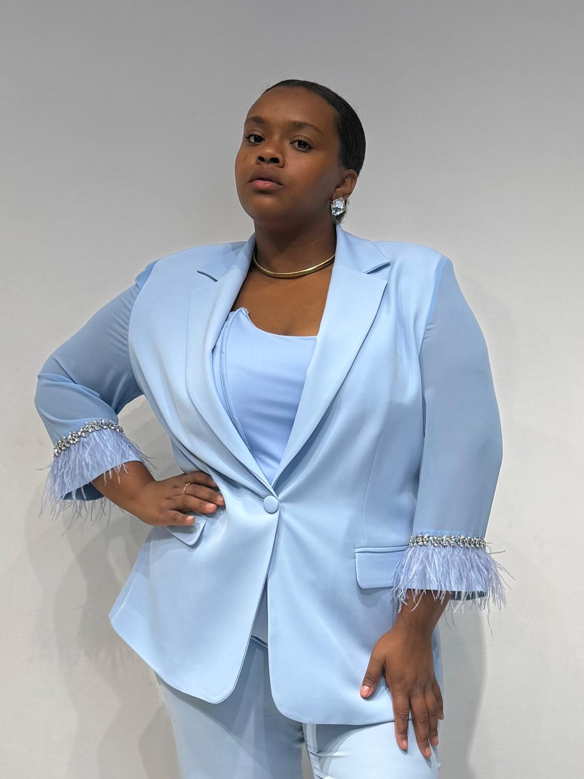 Tailleur Vicky Celeste