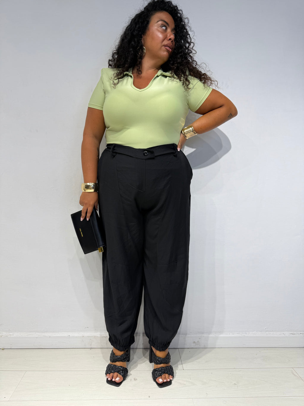 Pantaloni Jessica Nero