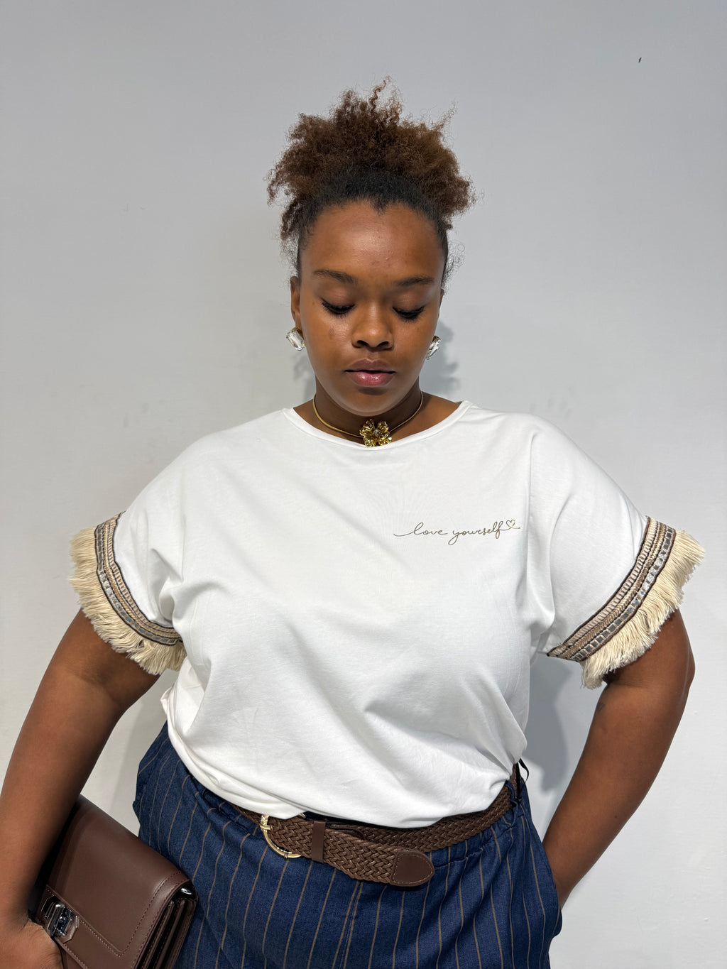 T-Shirt India Bianca