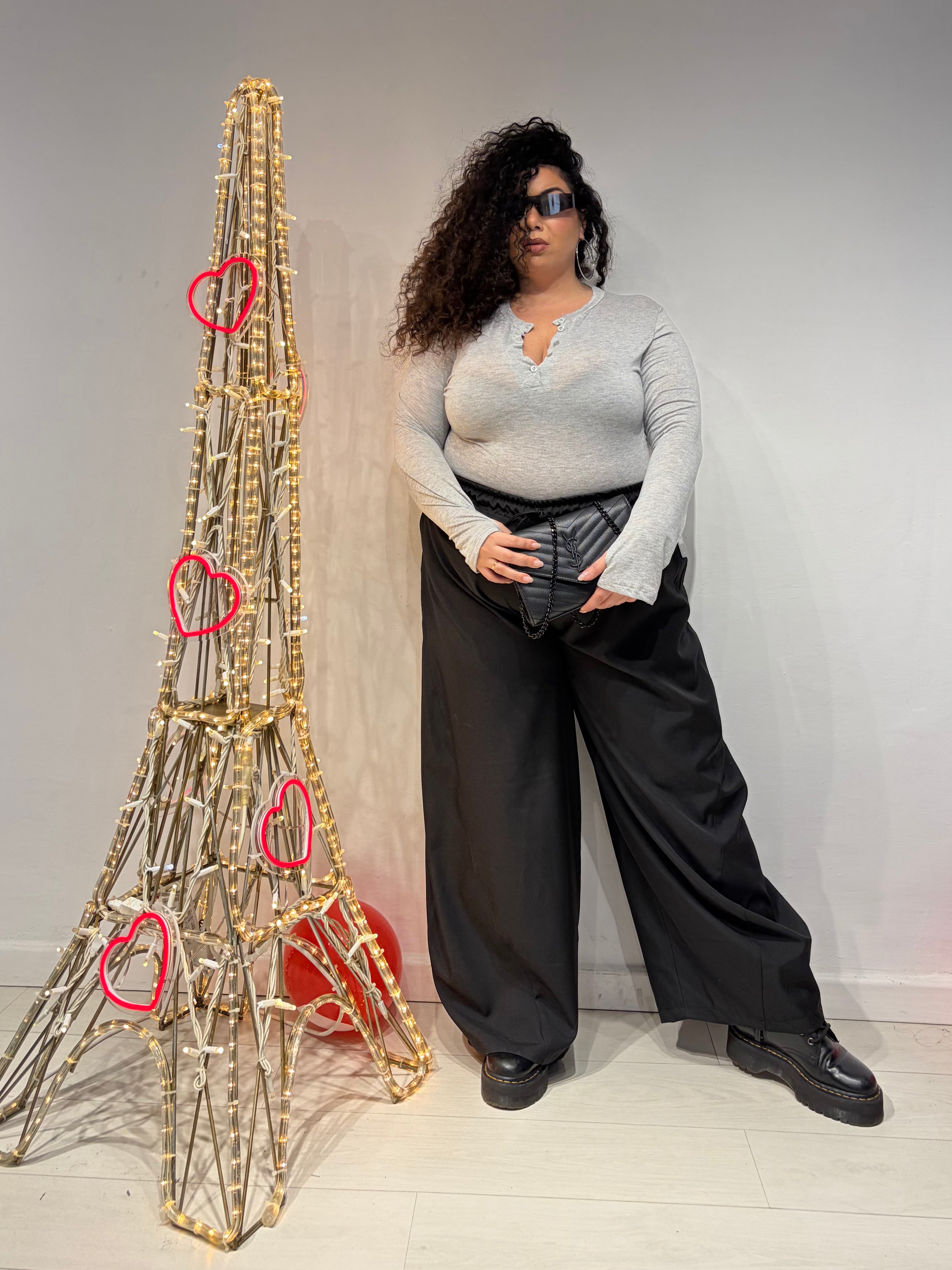 Pantaloni Balloon Neri