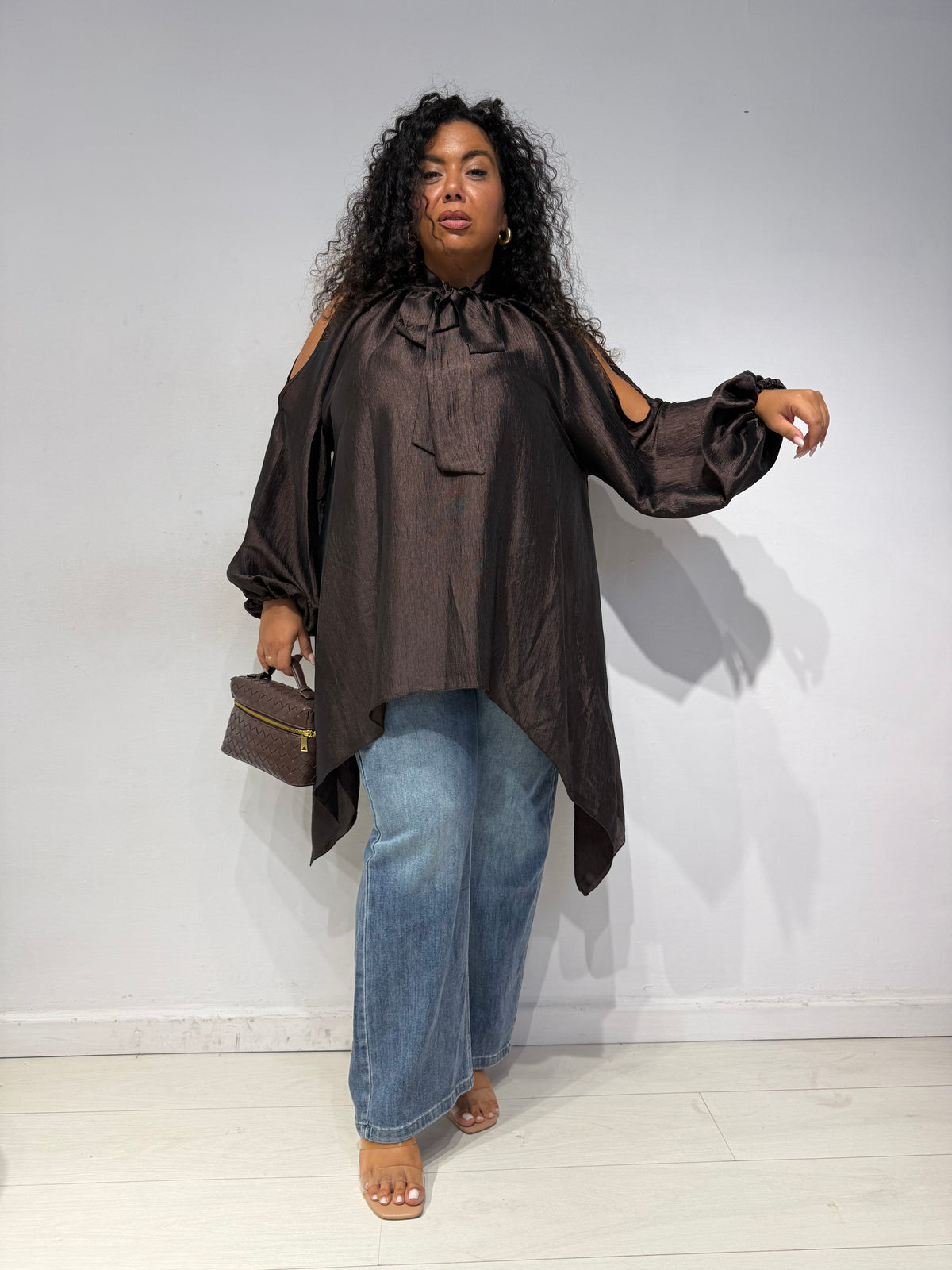 Blusa Flake Testa di Moro