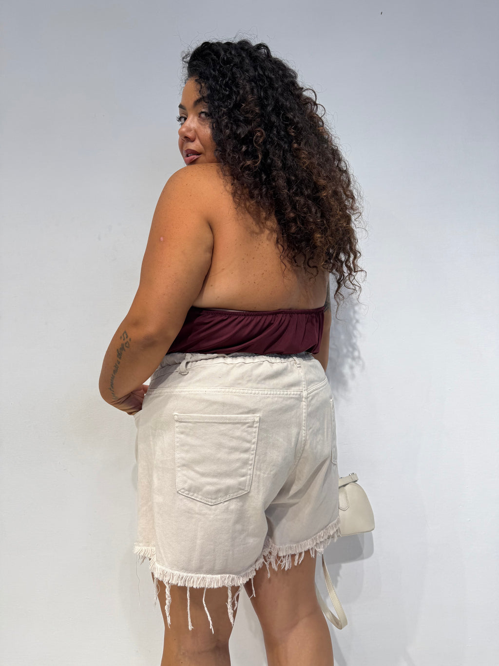 Shorts Sfrangiato Beige