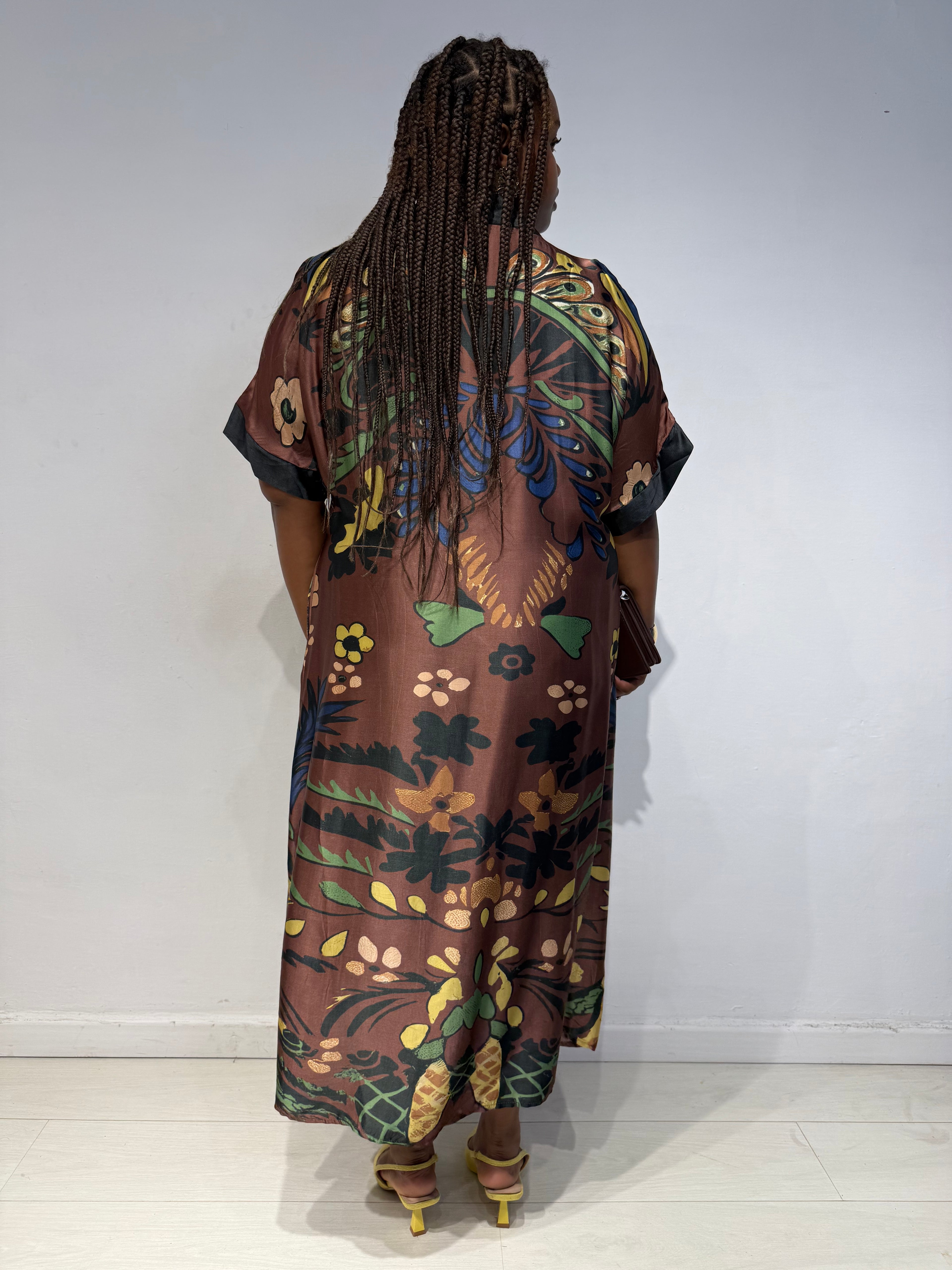 Abito Flower Maxi Testa di Moro