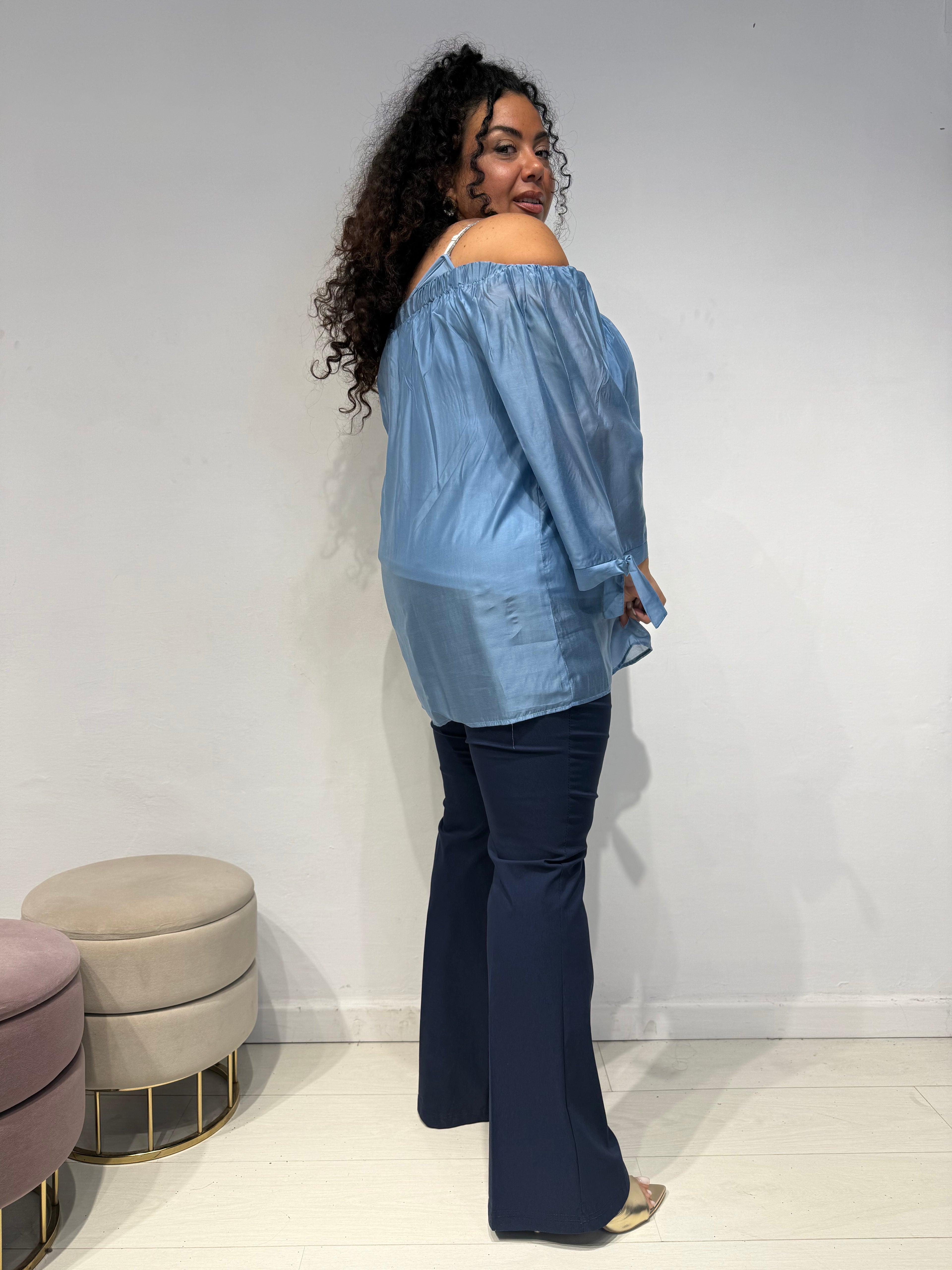 Blusa Aneè Celeste