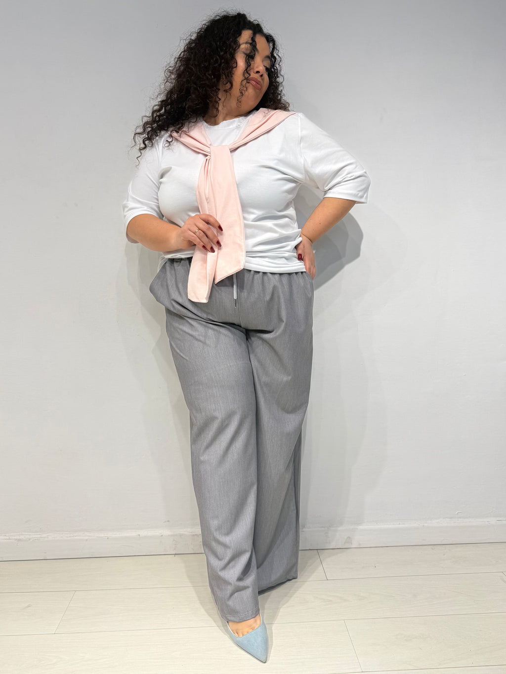 Pantaloni Comfy Grigio