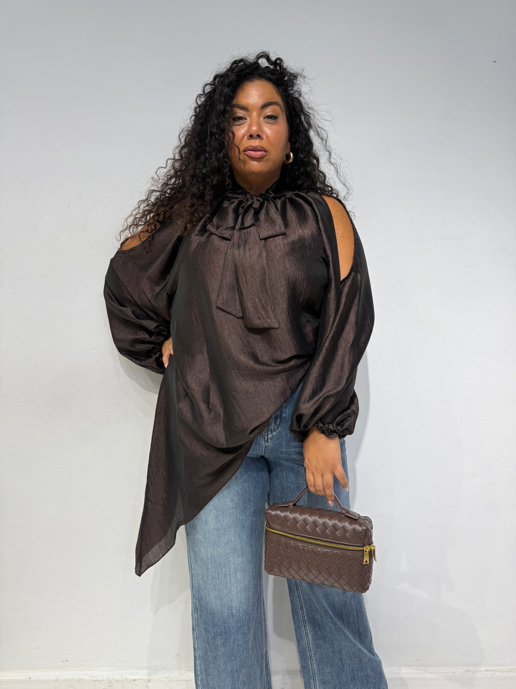 Blusa Flake Testa di Moro