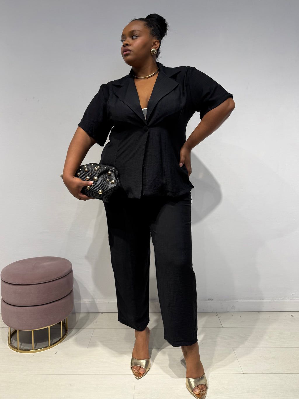 Coordinato Moira Nero
