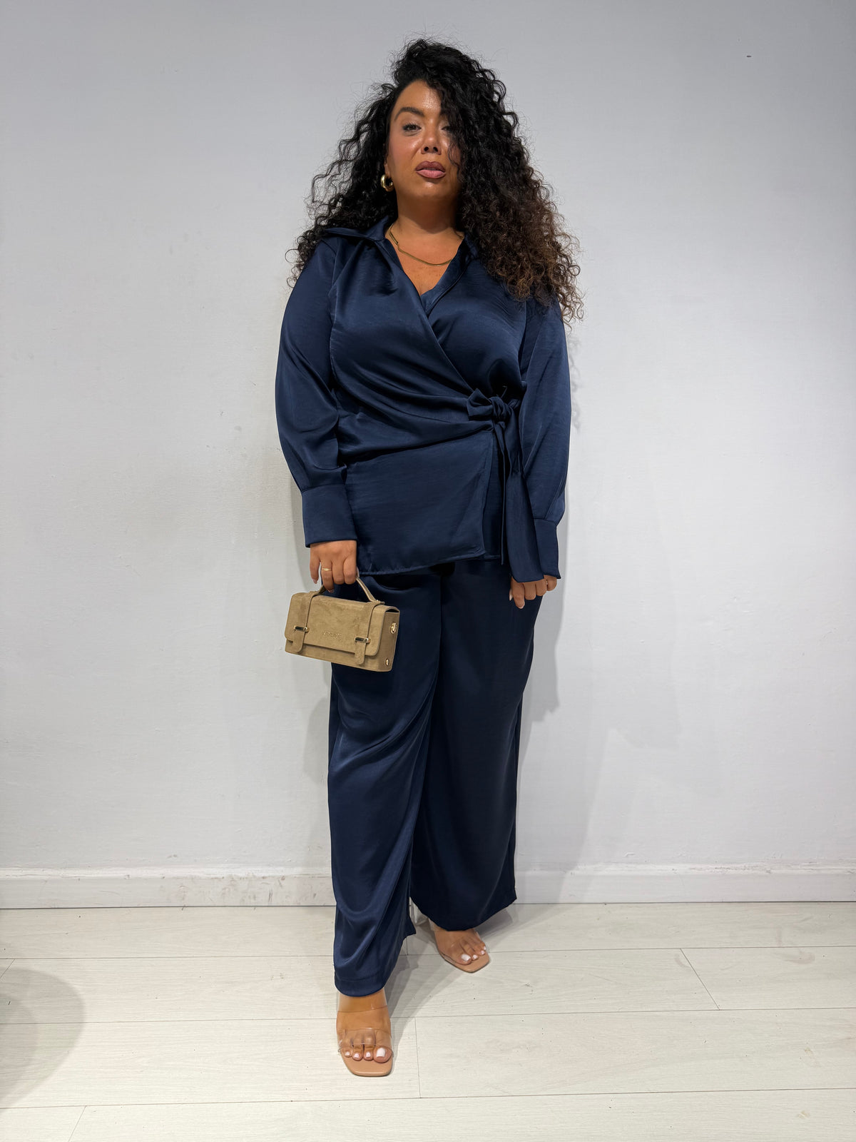 Coordinato Satin Blu