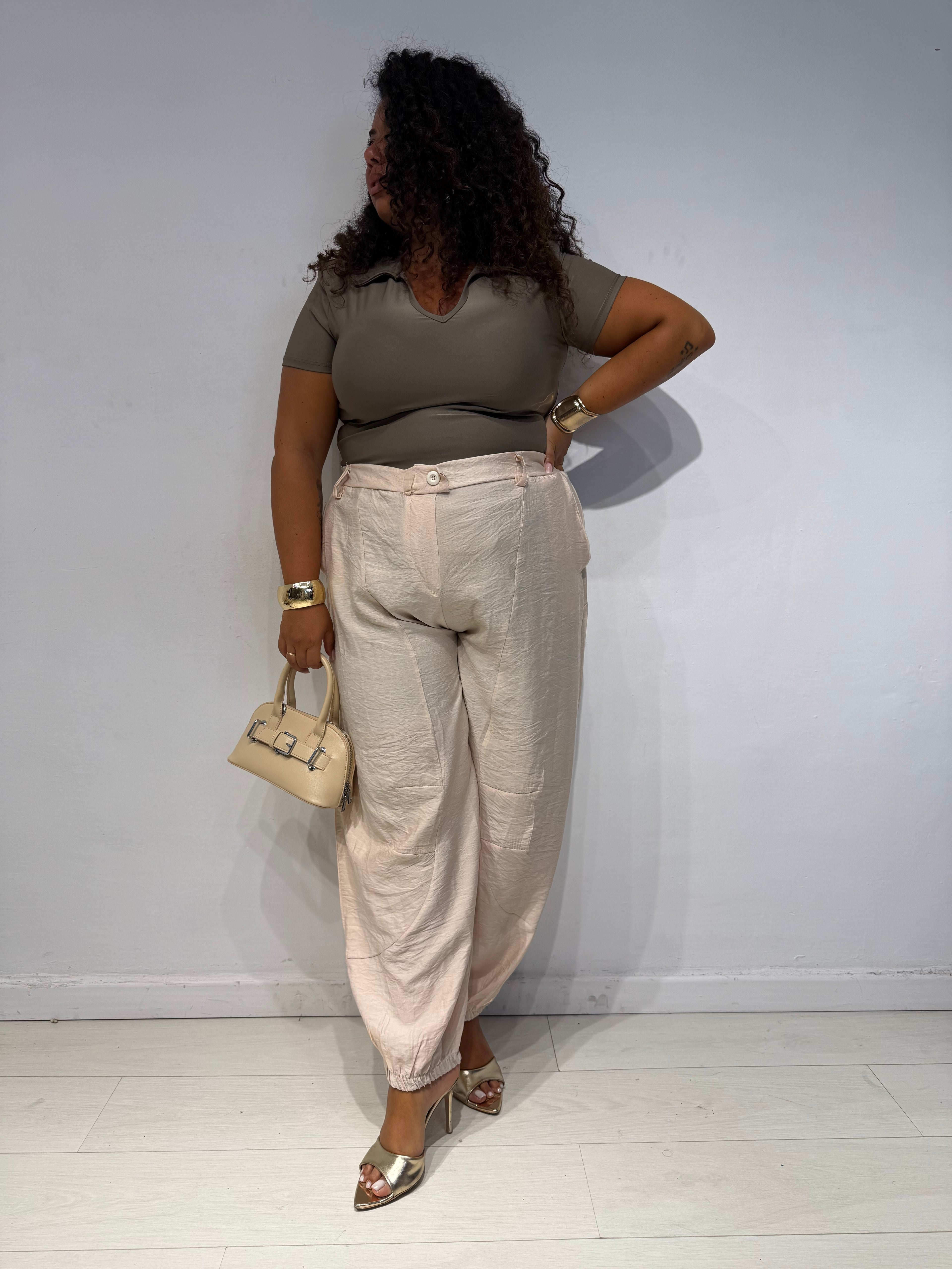 Pantaloni Jessica Beige
