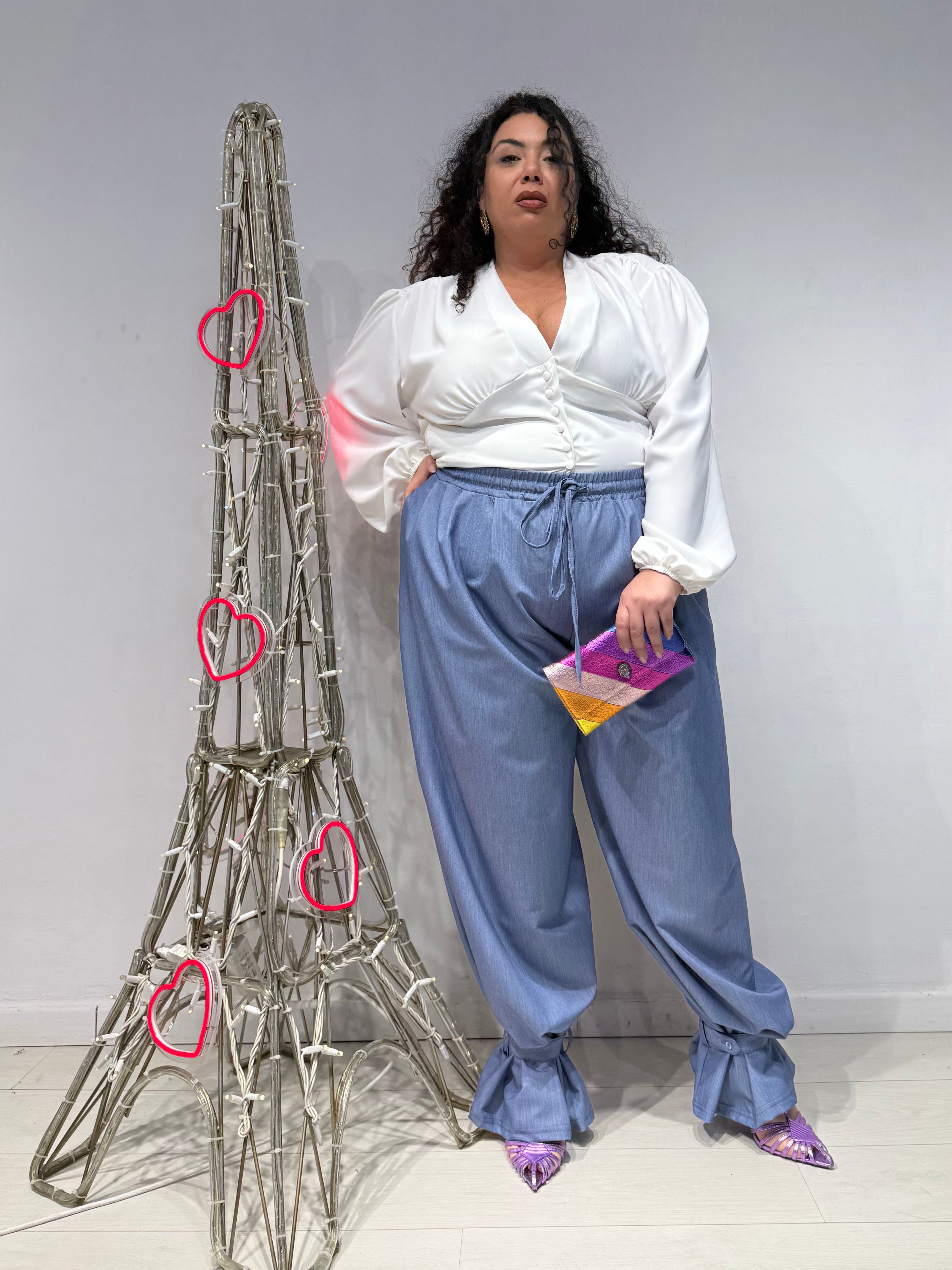 Pantaloni Candy Carta Da Zucchero