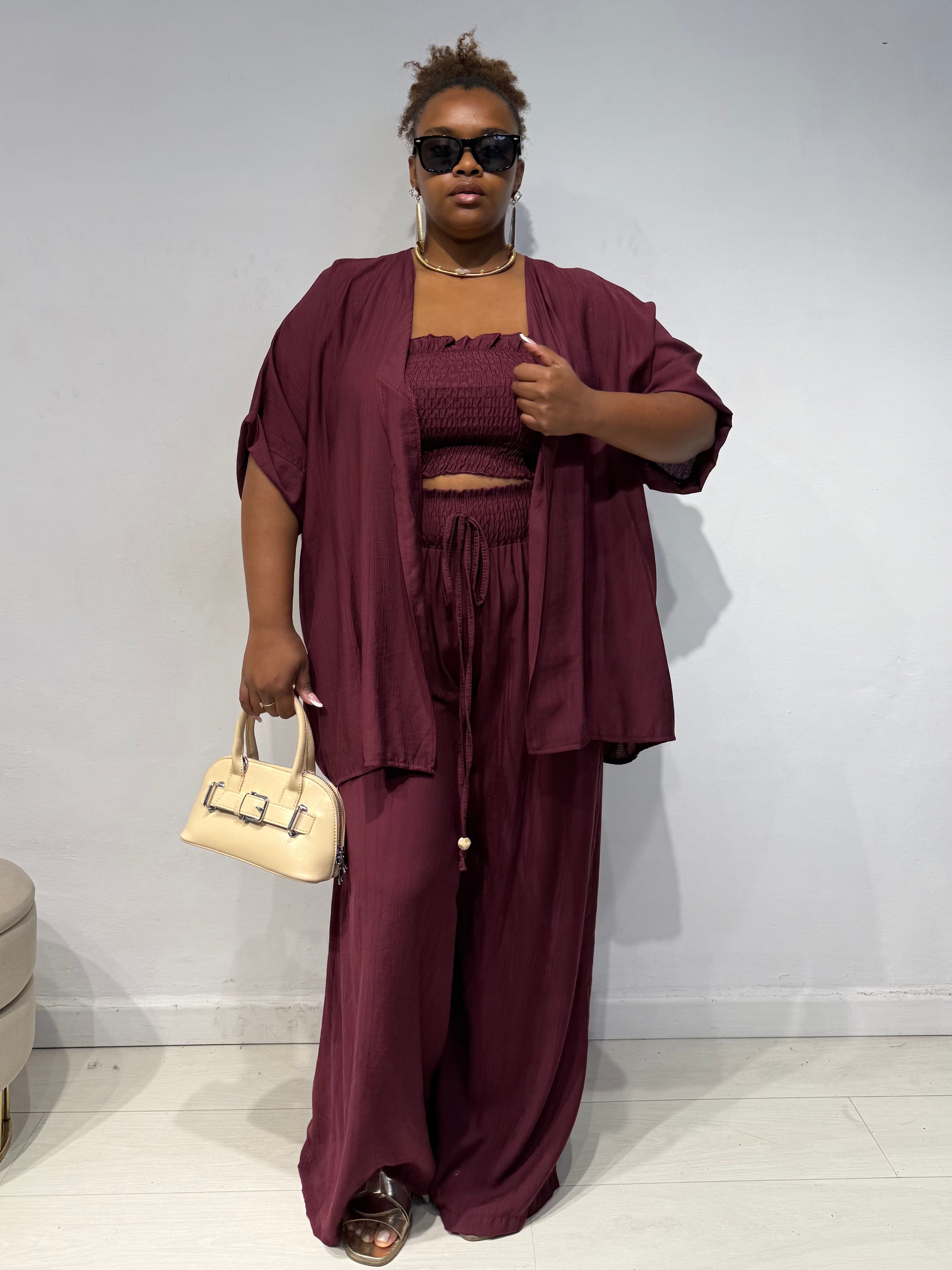 Coordinato Tris Bordeaux