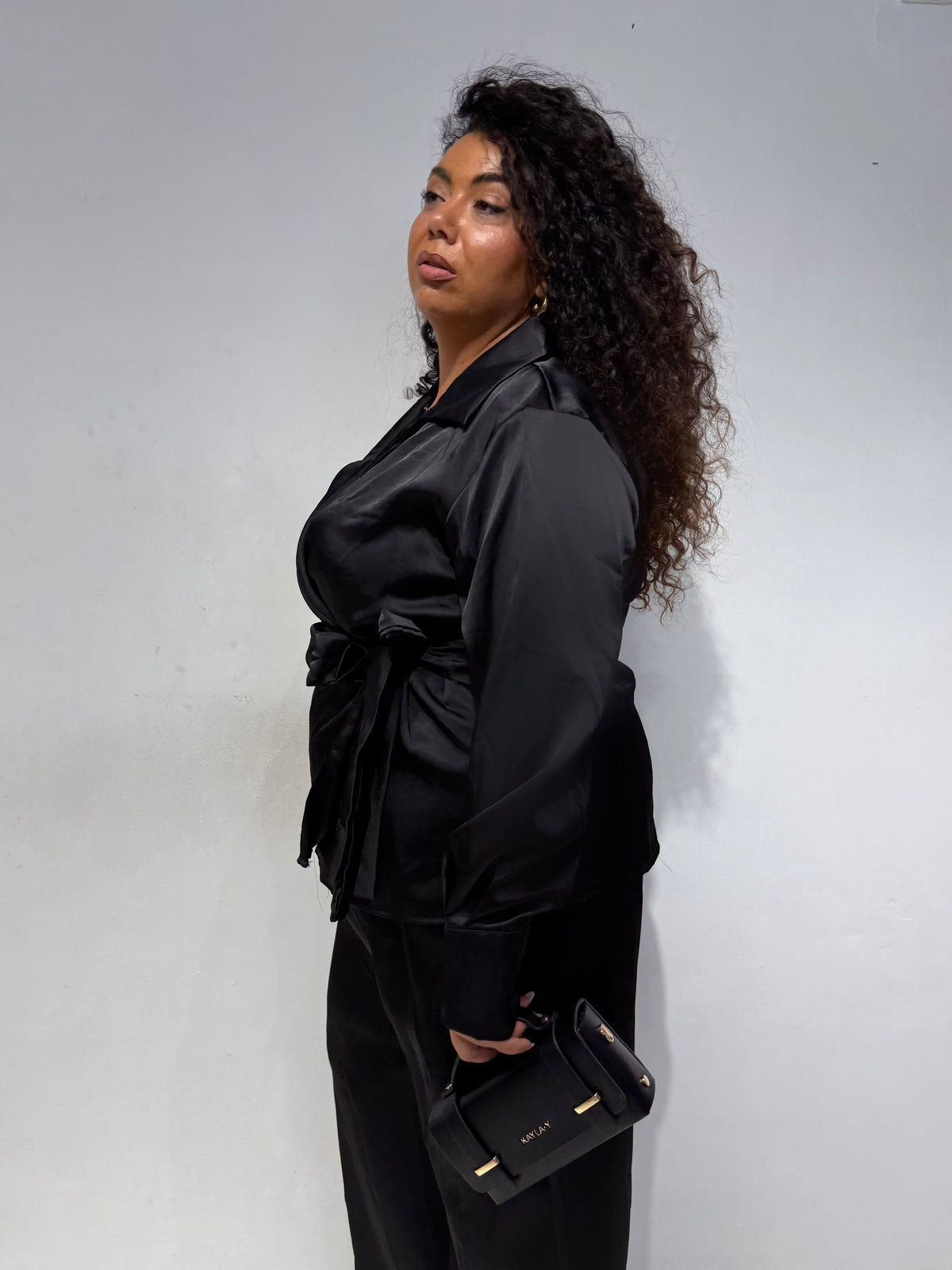 Coordinato Satin Nero