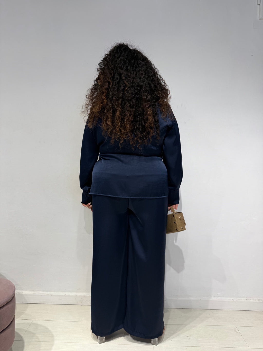 Coordinato Satin Blu