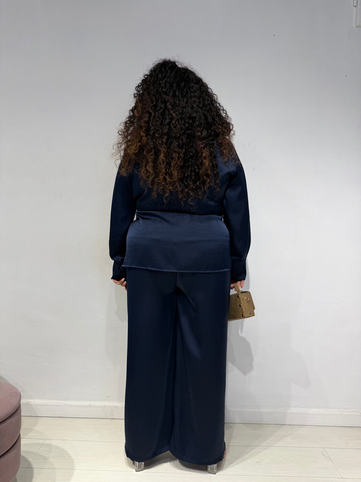 Coordinato Satin Blu