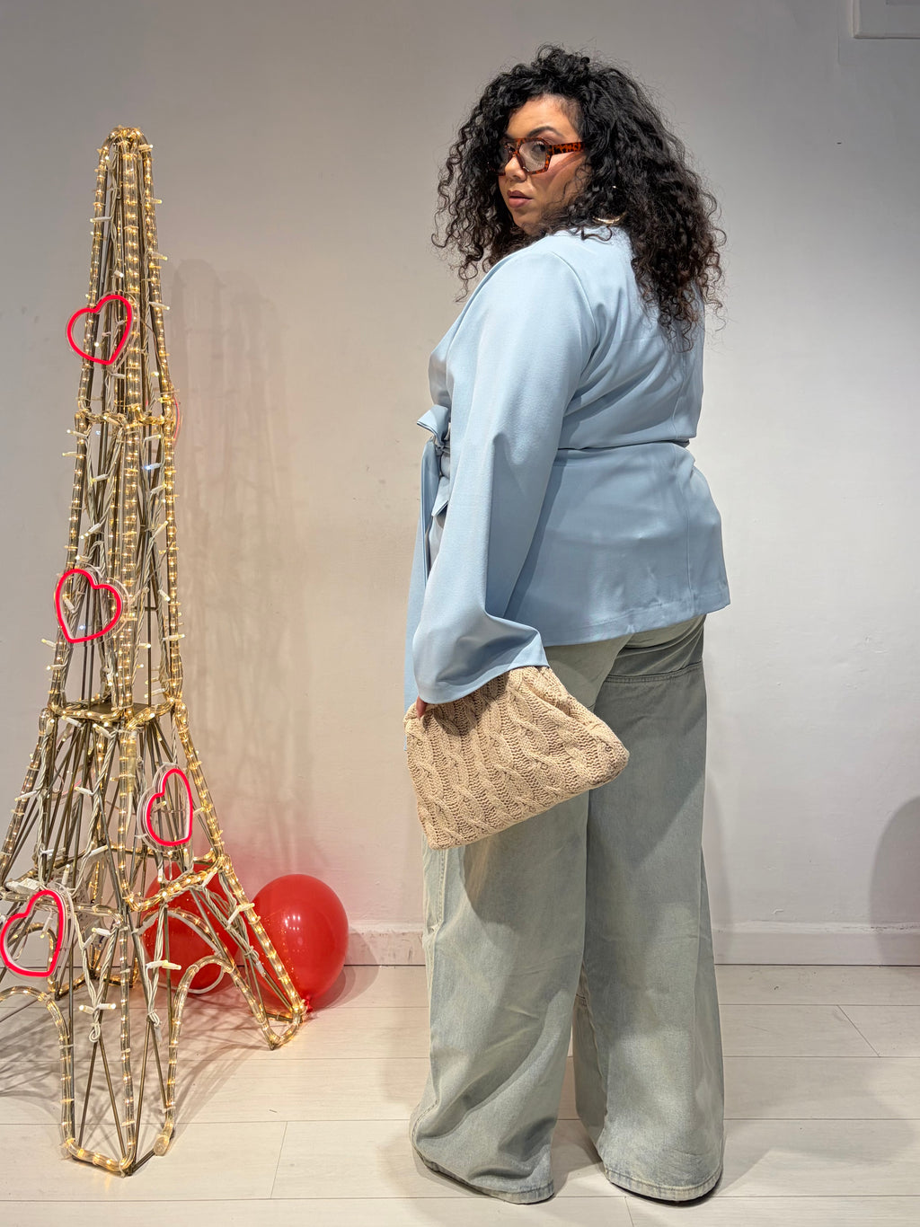 Giacca Selene Celeste