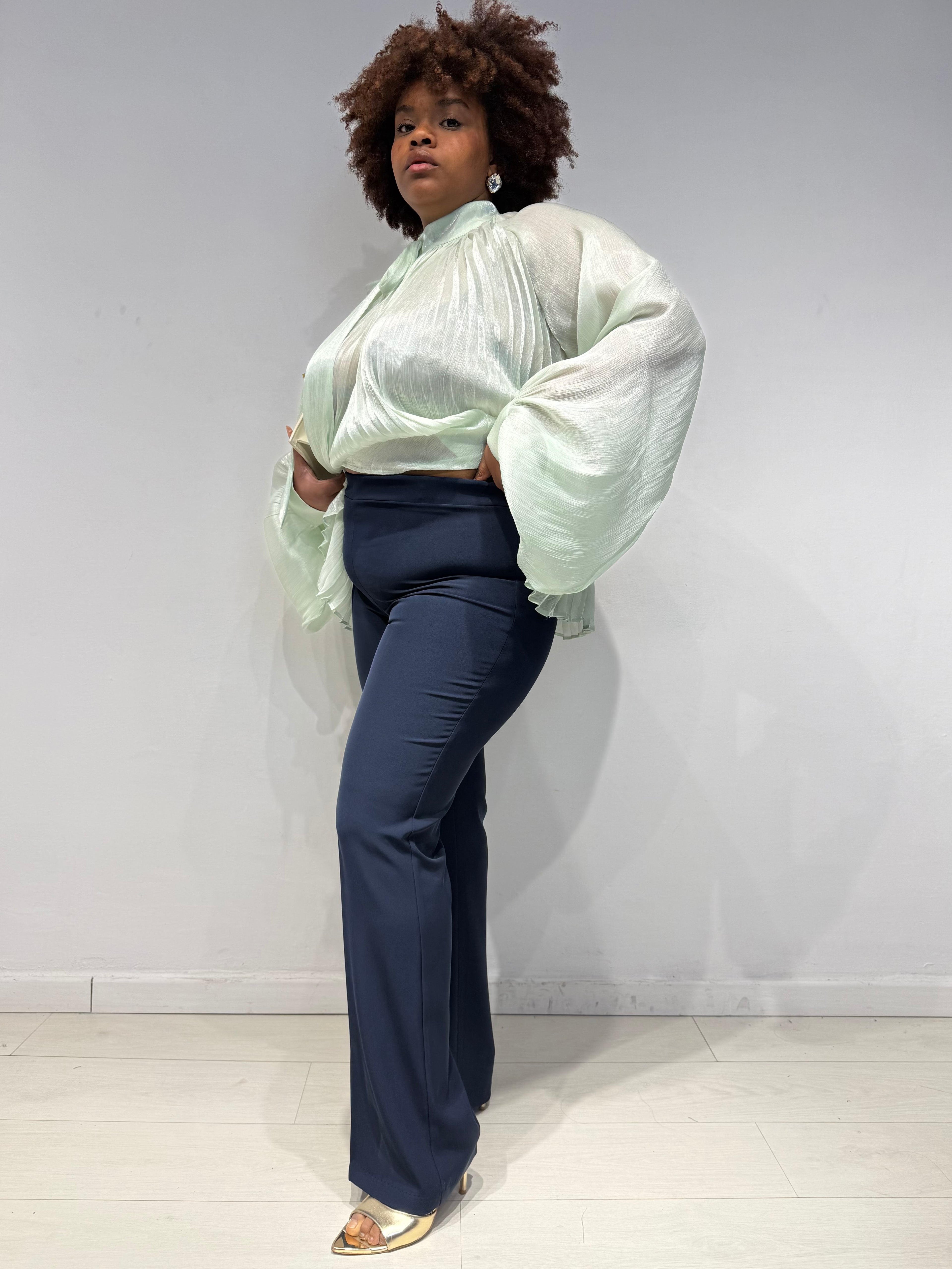 Pantaloni Kady Zampa Blu
