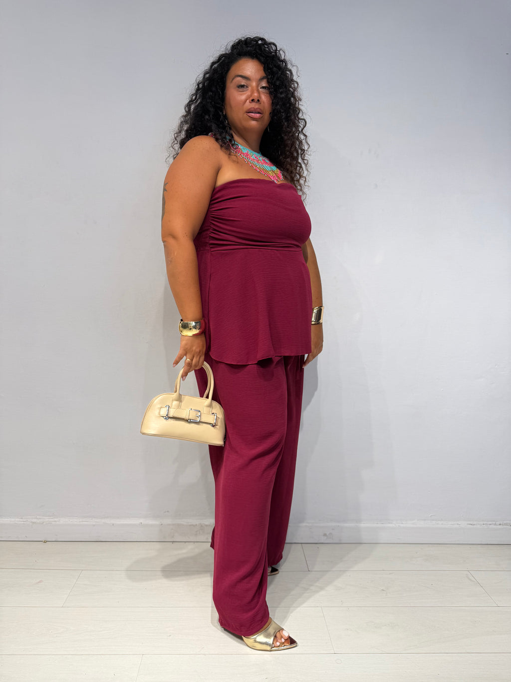 Coordinato Titty Bordeaux