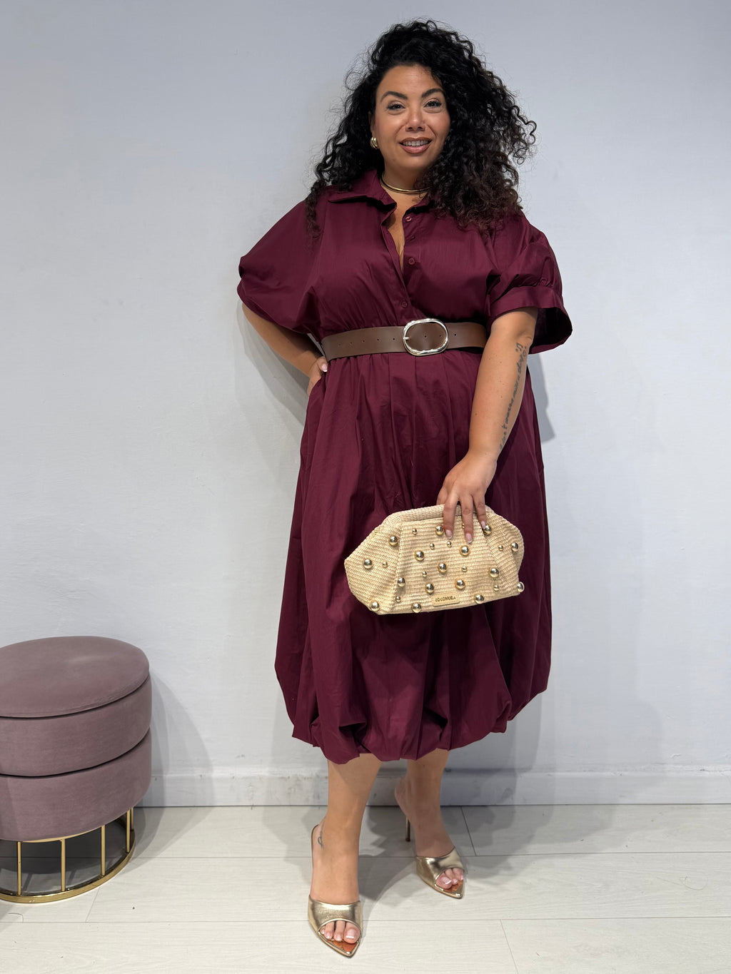 Abito Mery Bordeaux