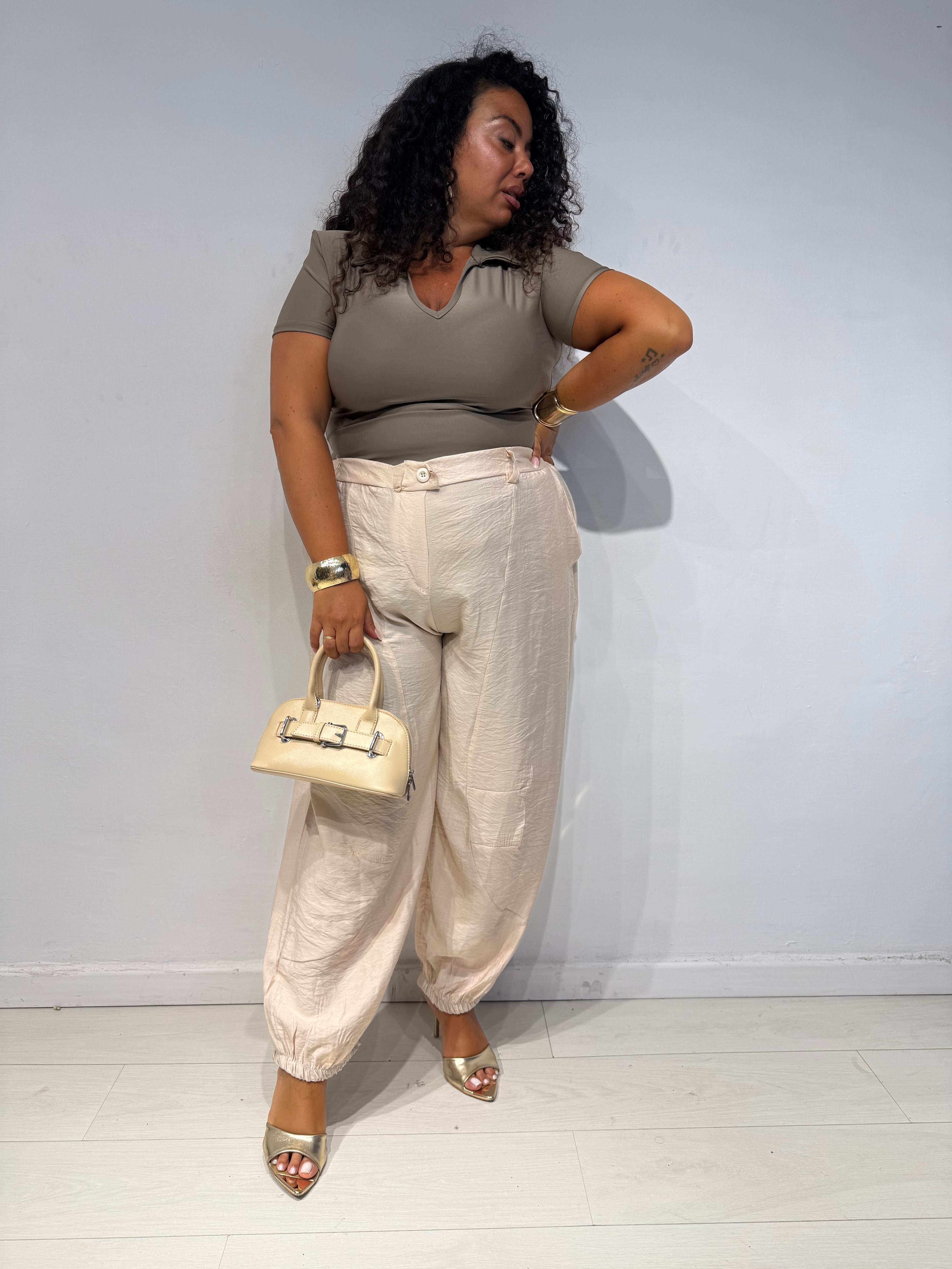 Pantaloni Jessica Beige