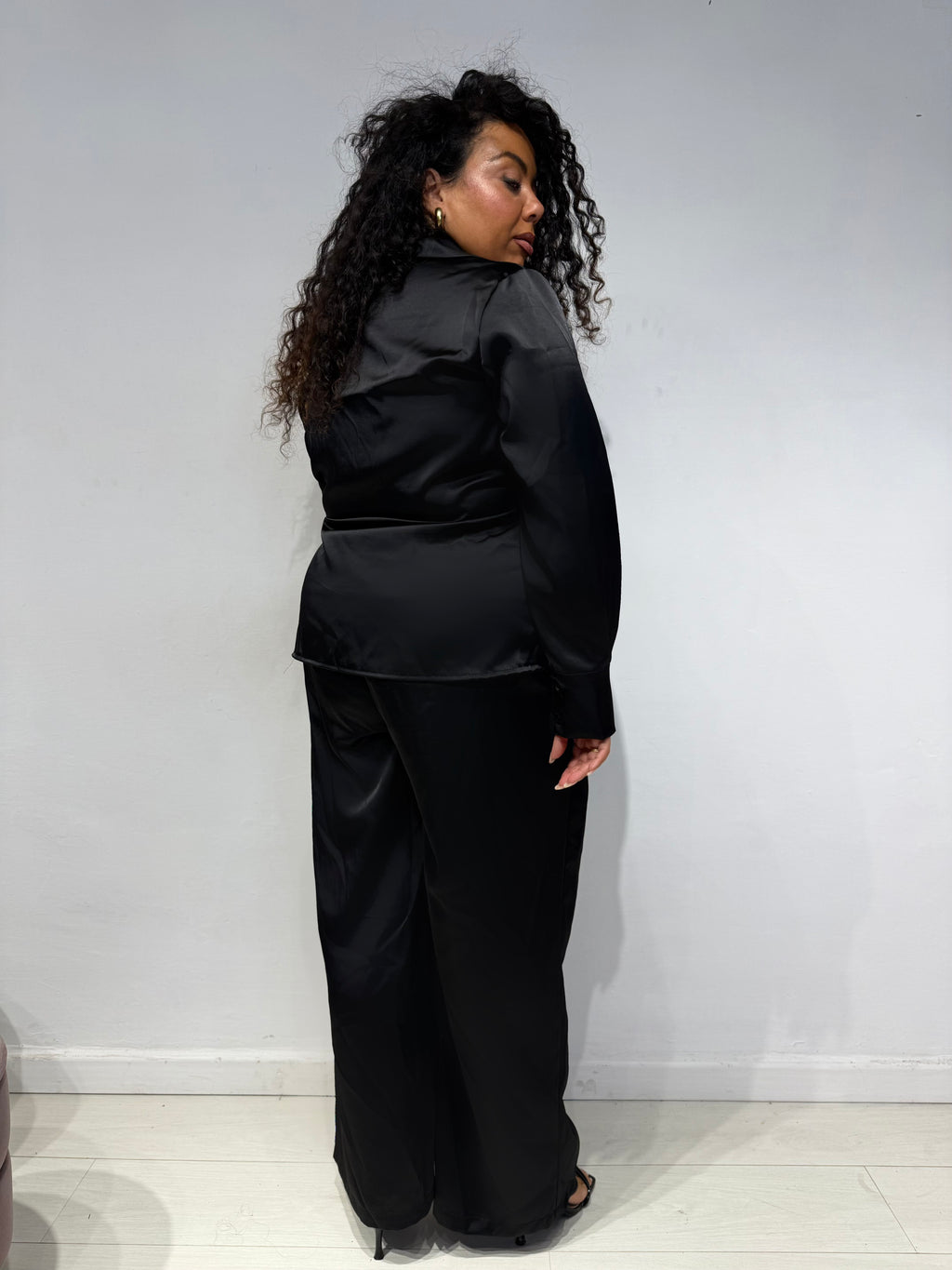 Coordinato Satin Nero