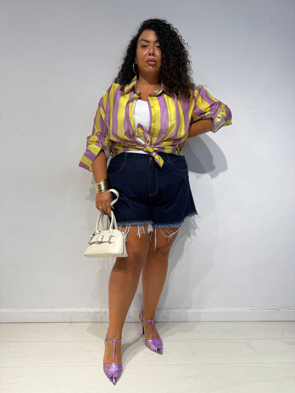 Shorts Sfrangiato Lavaggio Zero