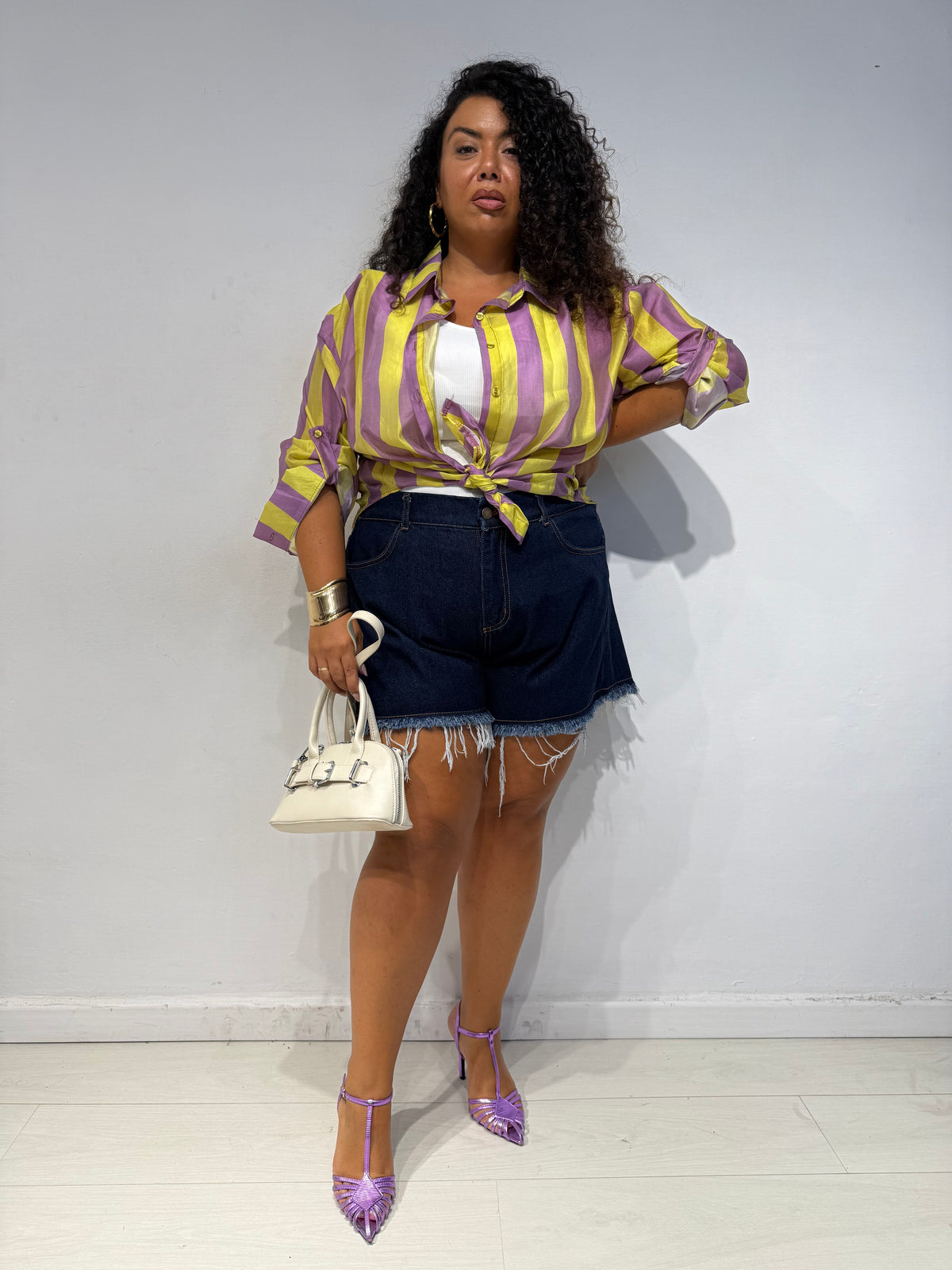Shorts Sfrangiato Lavaggio Zero