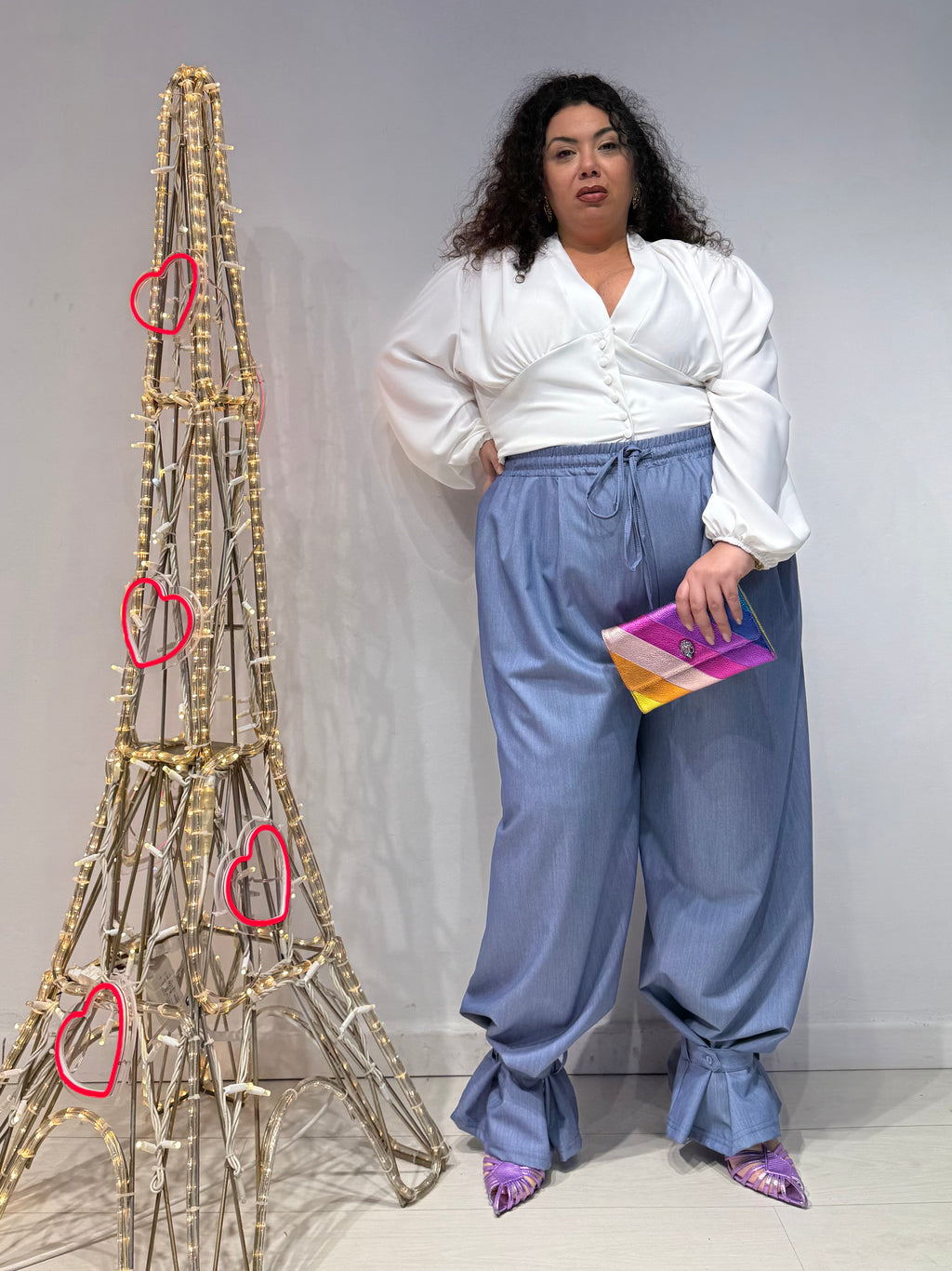 Pantaloni Candy Carta Da Zucchero