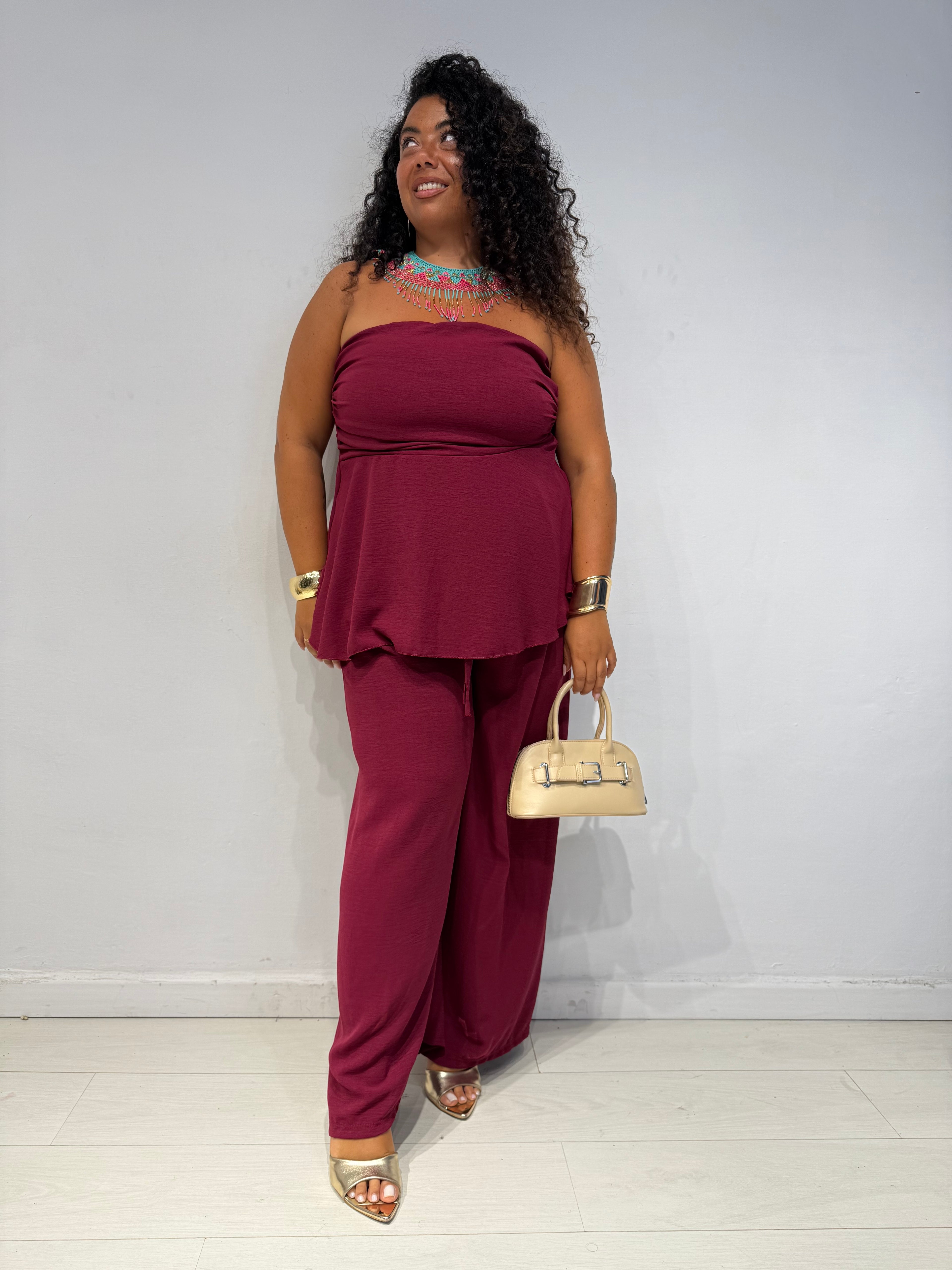 Coordinato Titty Bordeaux