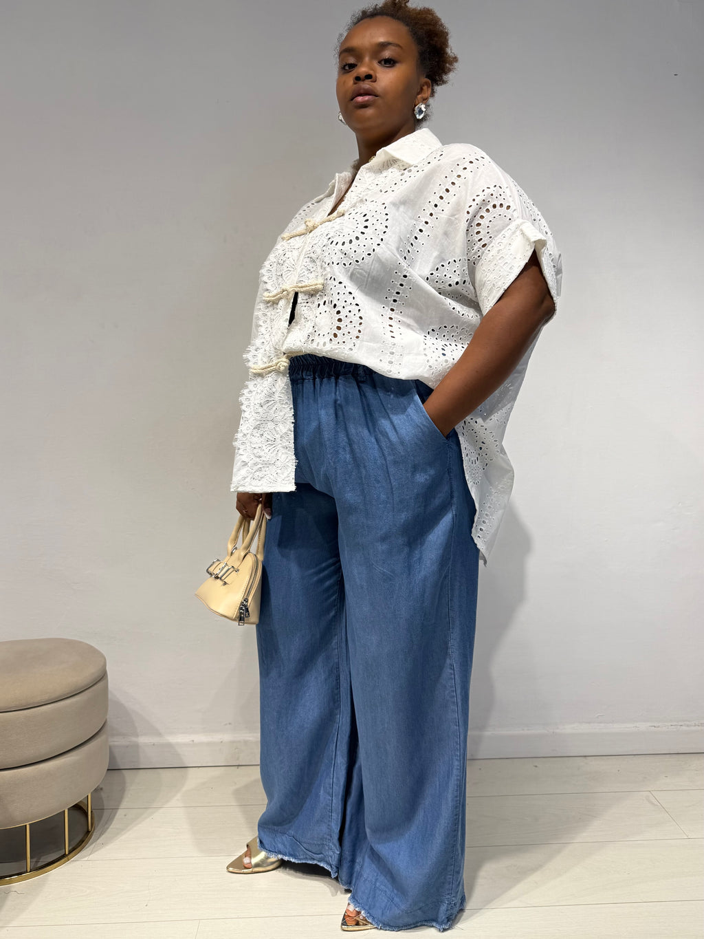 Jeans Chambray Chiaro