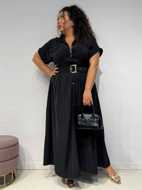 Abito Camicia Nero