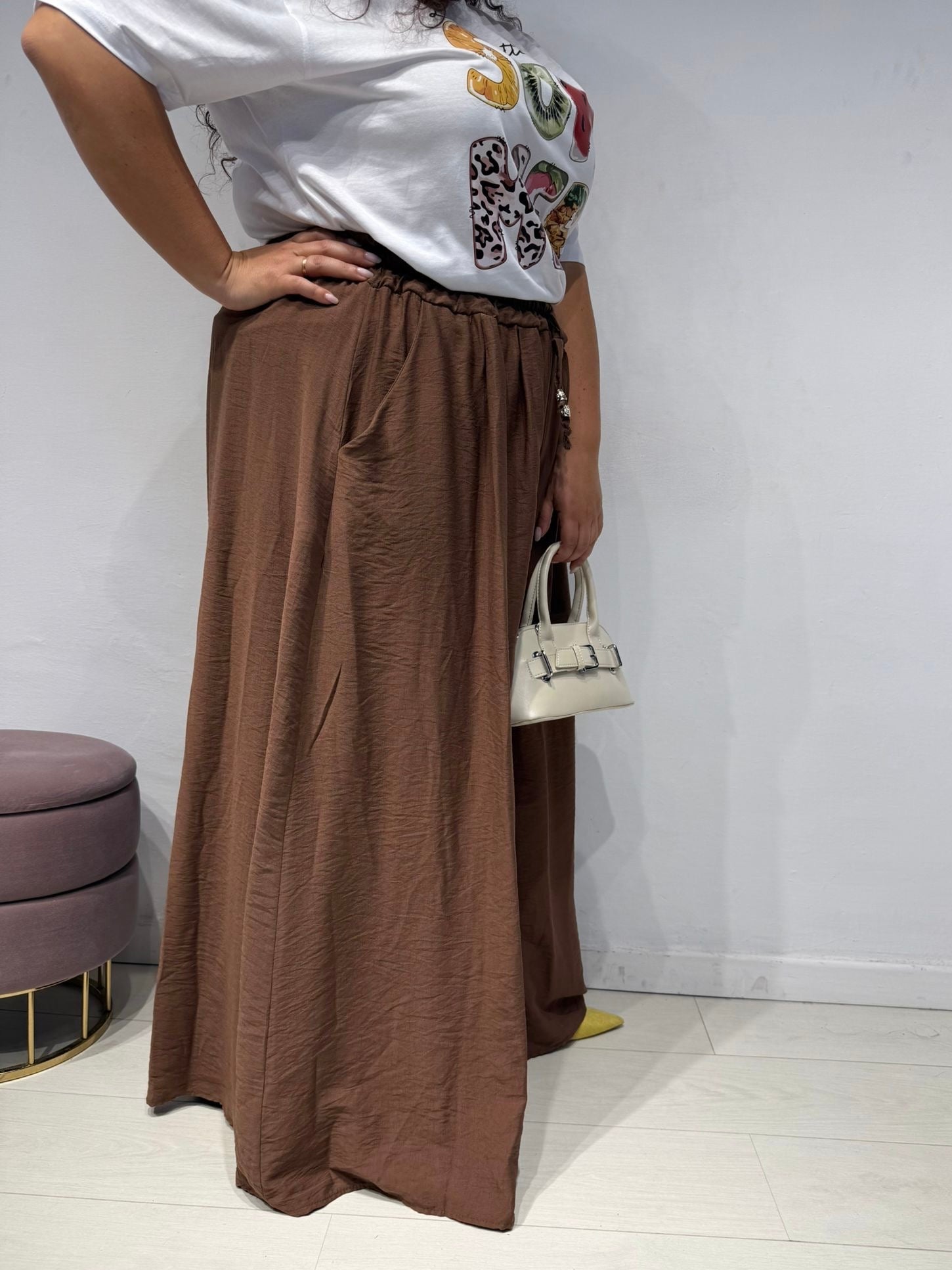 Pantaloni Melany Testa di Moro