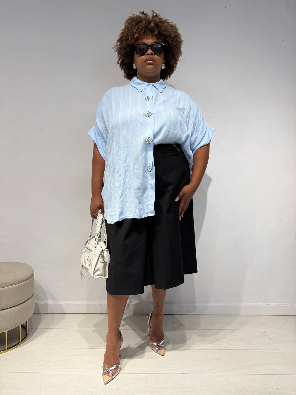 Camicia Gioiello Celeste