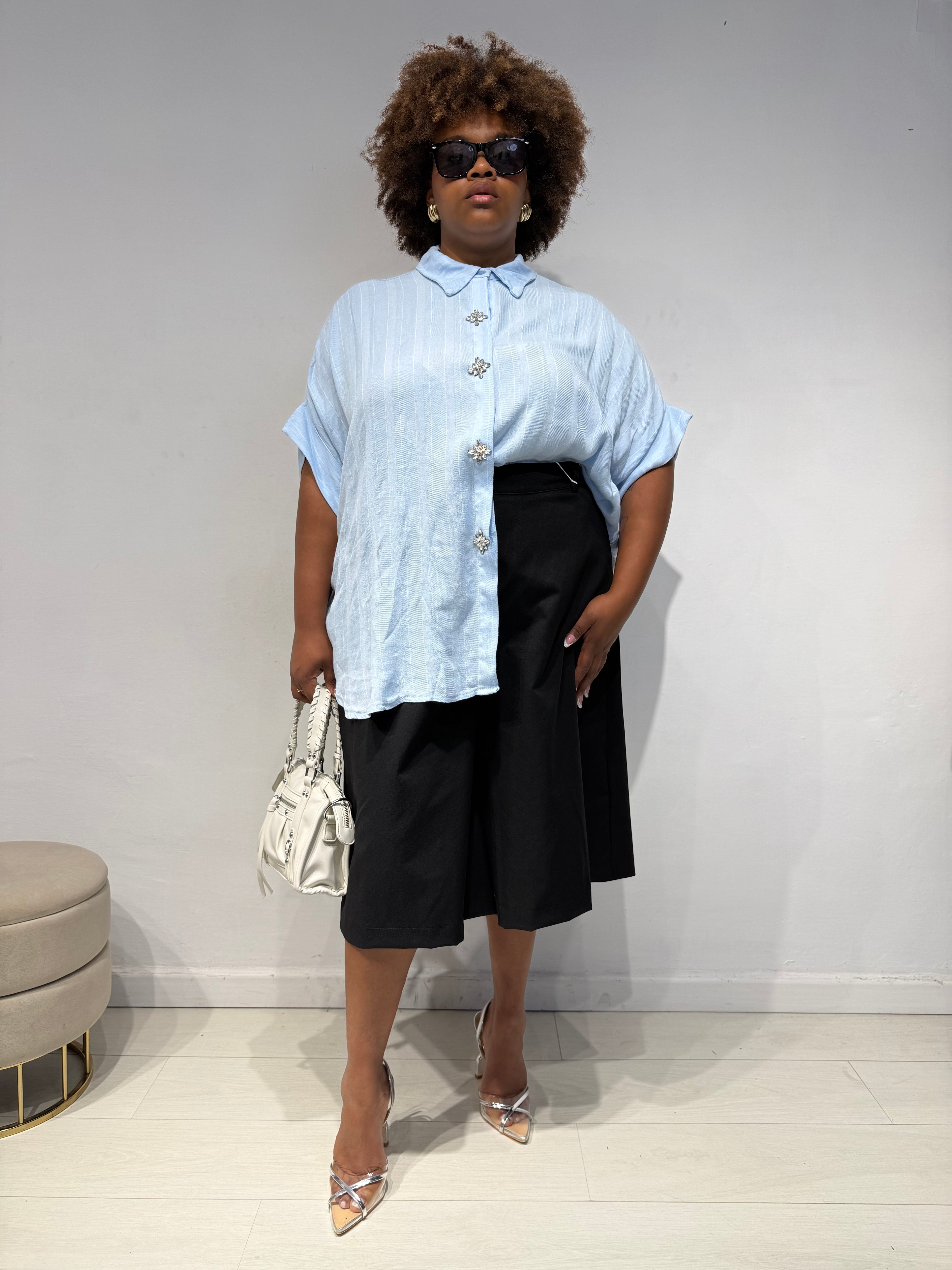 Camicia Gioiello Celeste