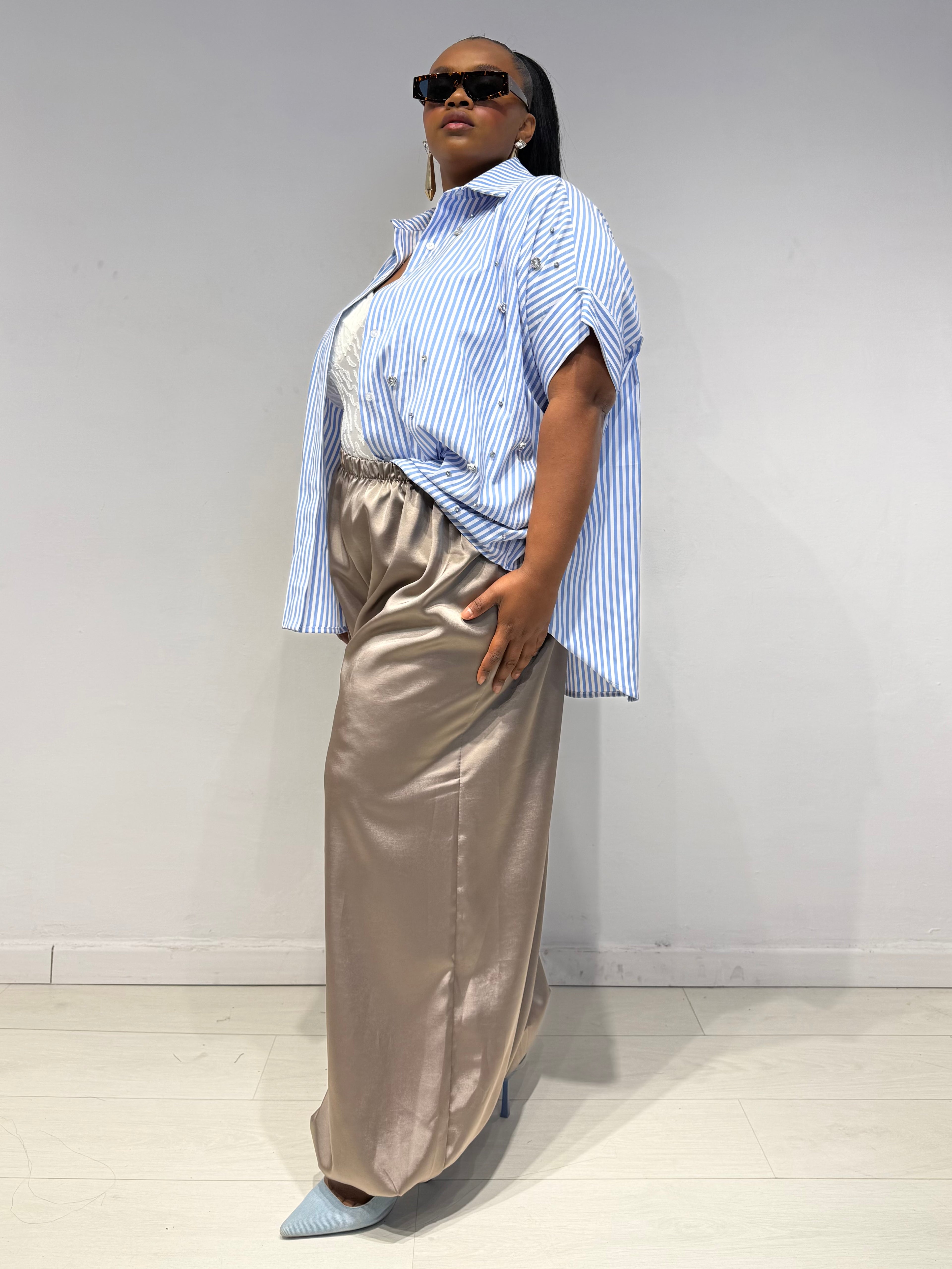 Pantaloni Aladin Champagne