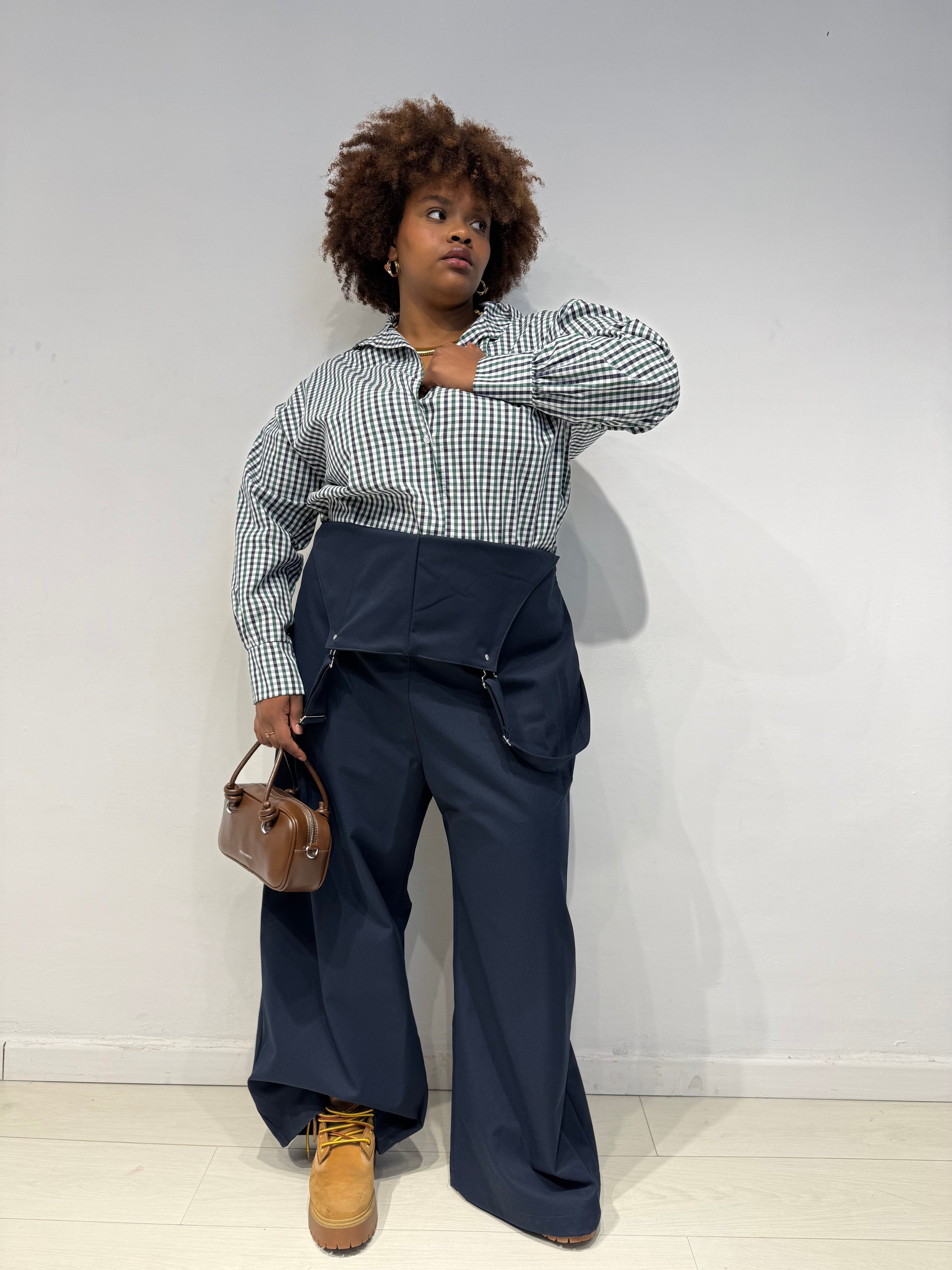 Camicia Quadrettini Verde&Blu