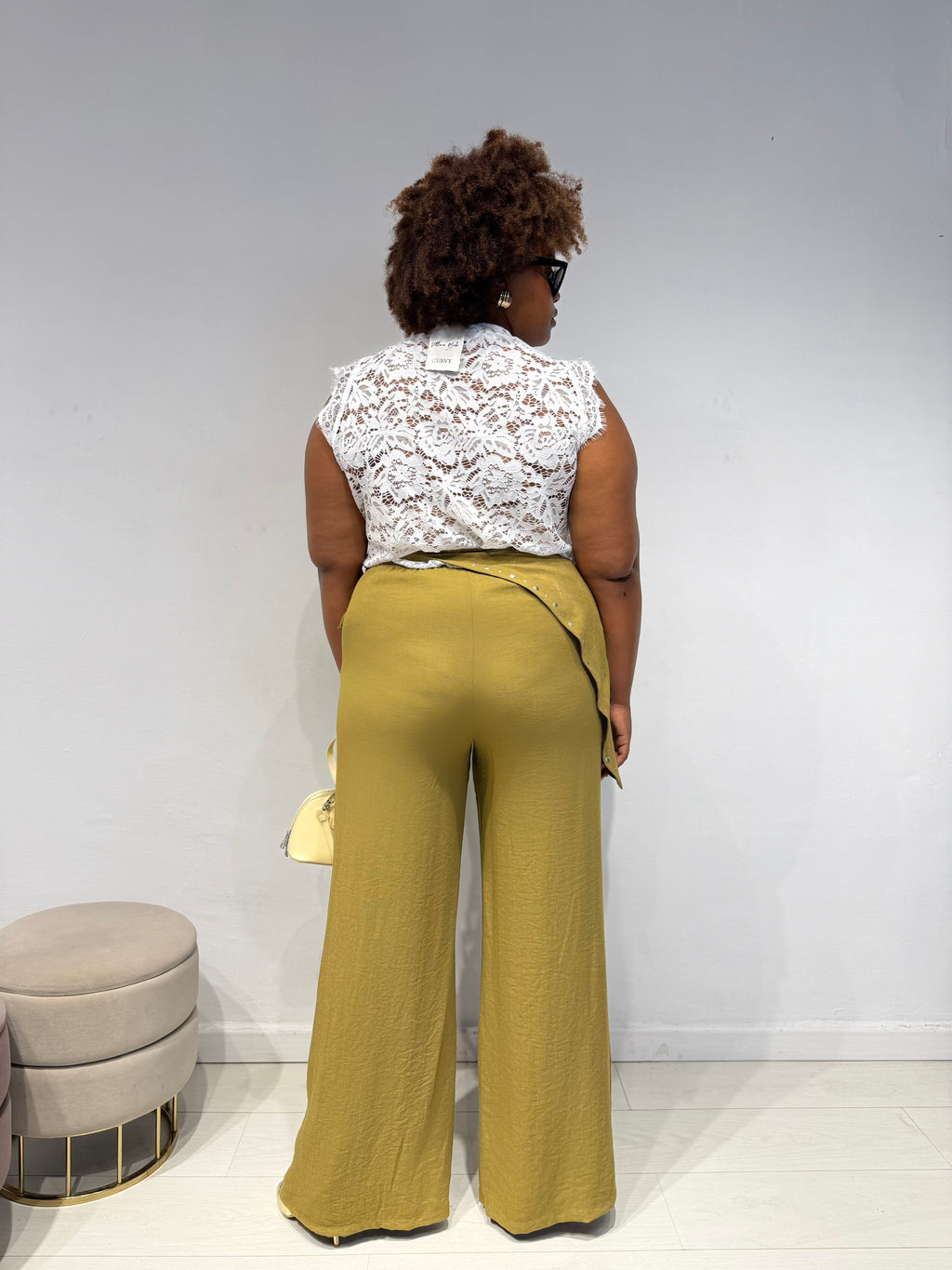 Pantaloni Bandana Verde