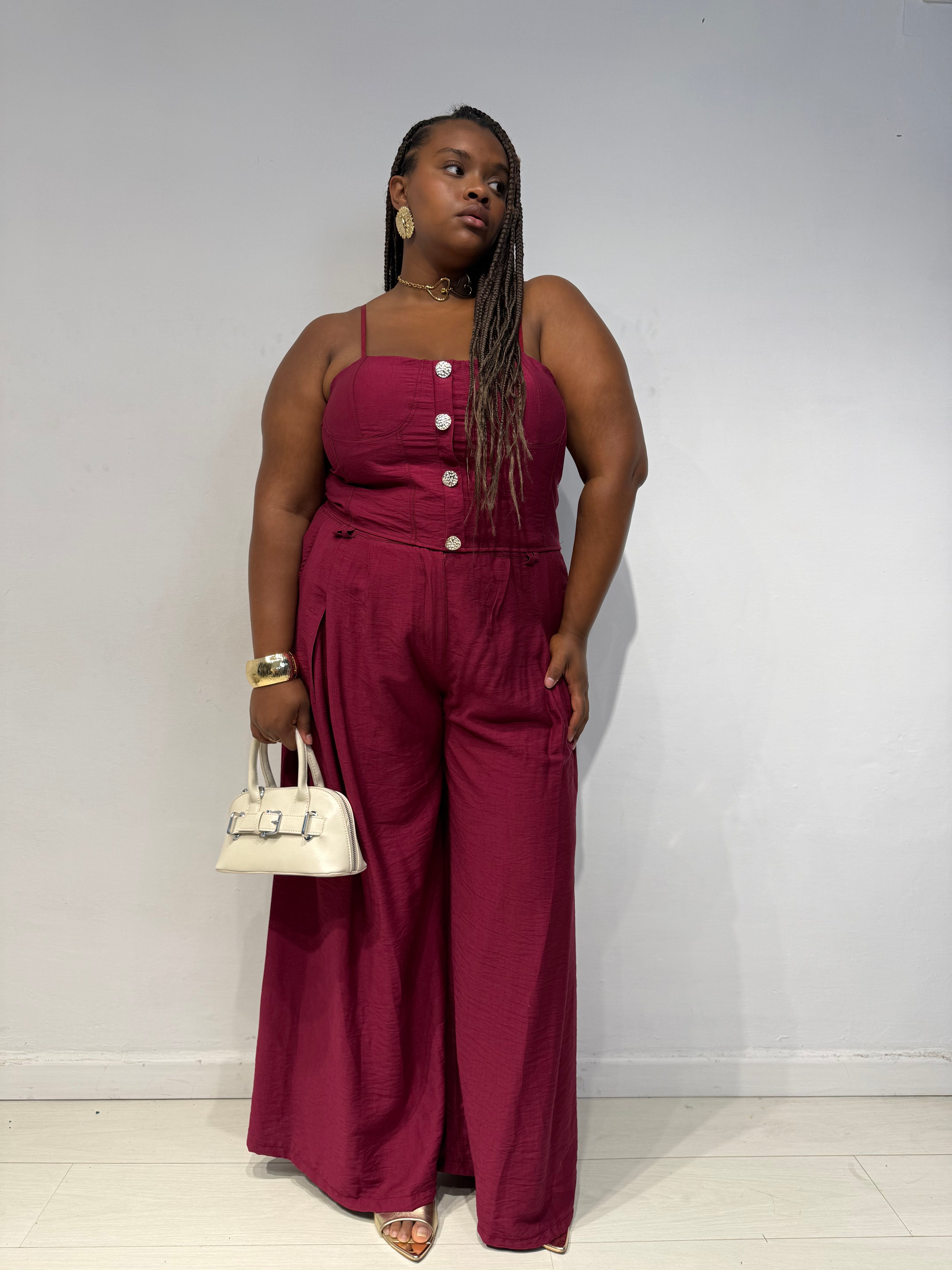 Coordinato Crystel Bordeaux