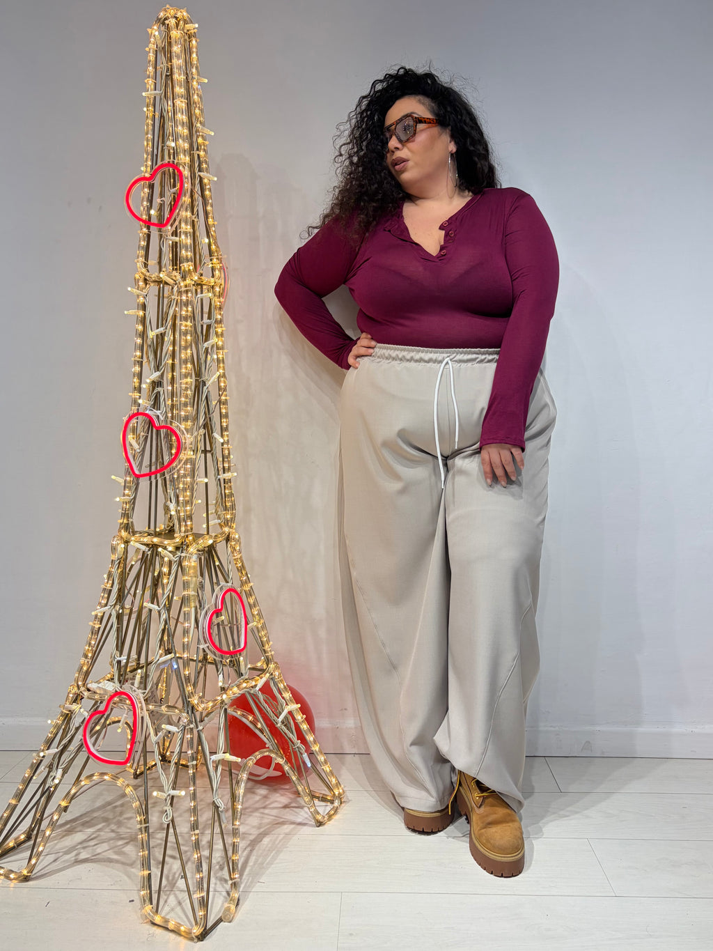 Maglia Serafina Bordeaux