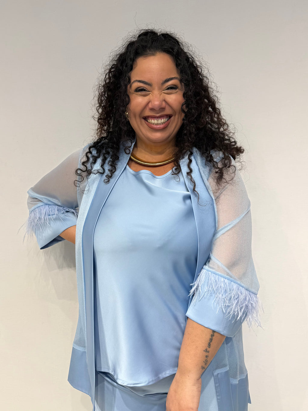 Coordinato Chic Celeste