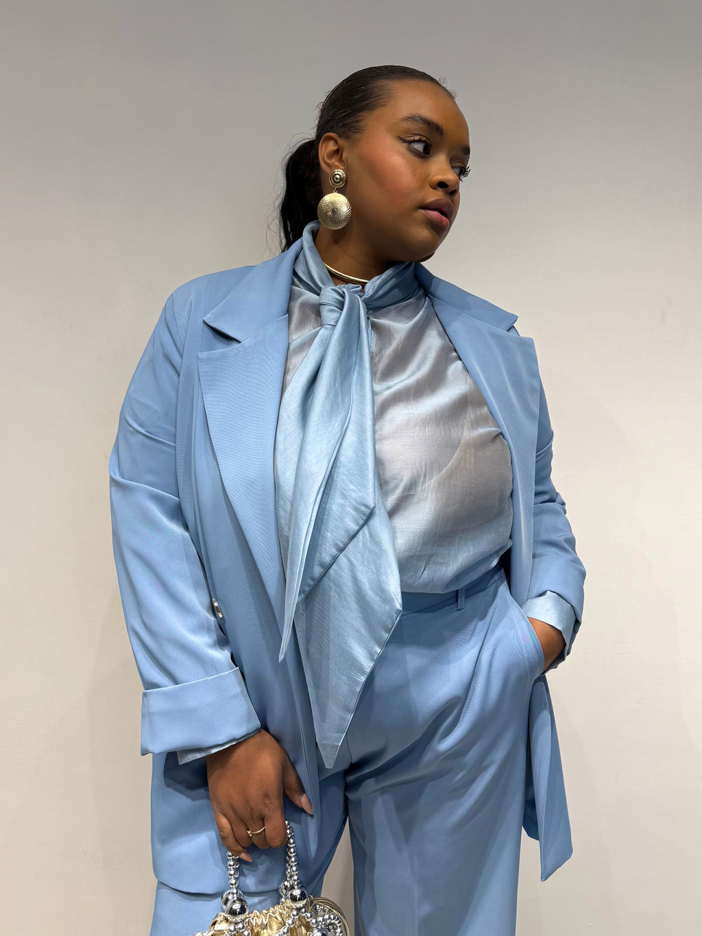 Tailleur Soraya Celeste