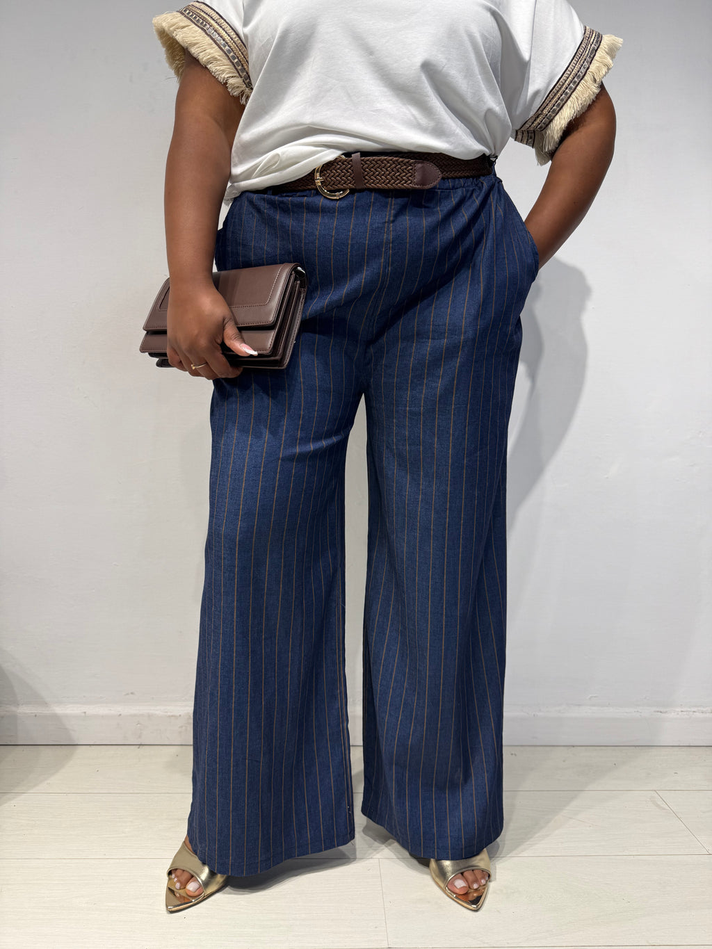 Jeans Chambray Gessato