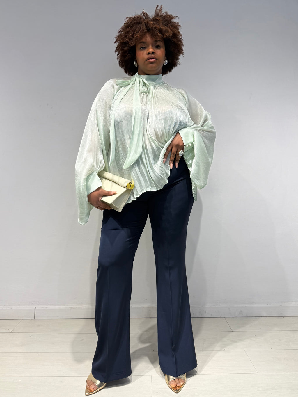 Pantaloni Kady Zampa Blu