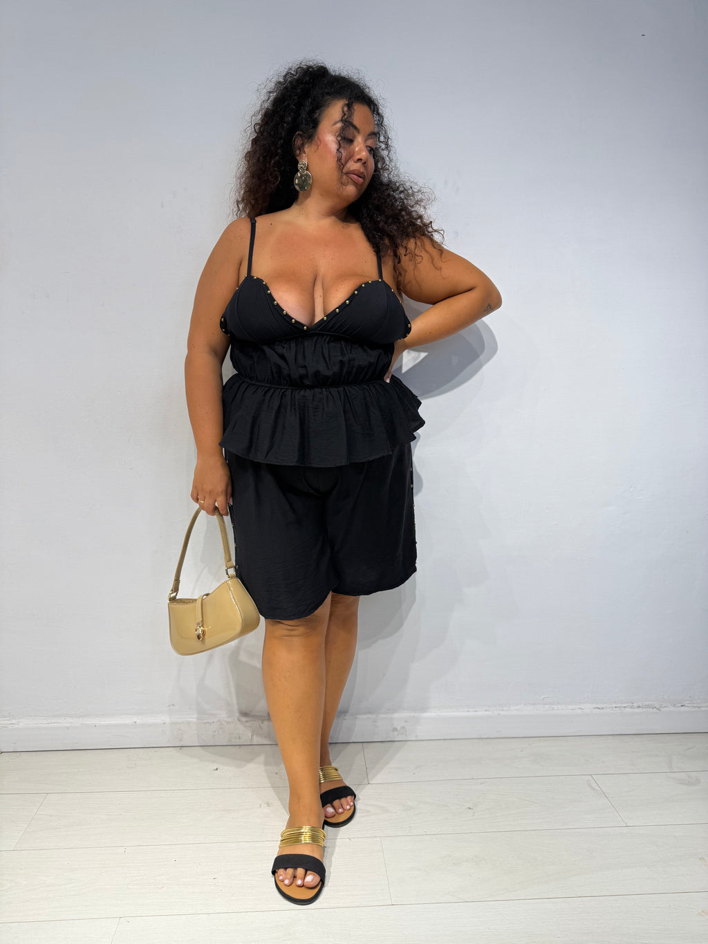 Coordinato Borchie Nero