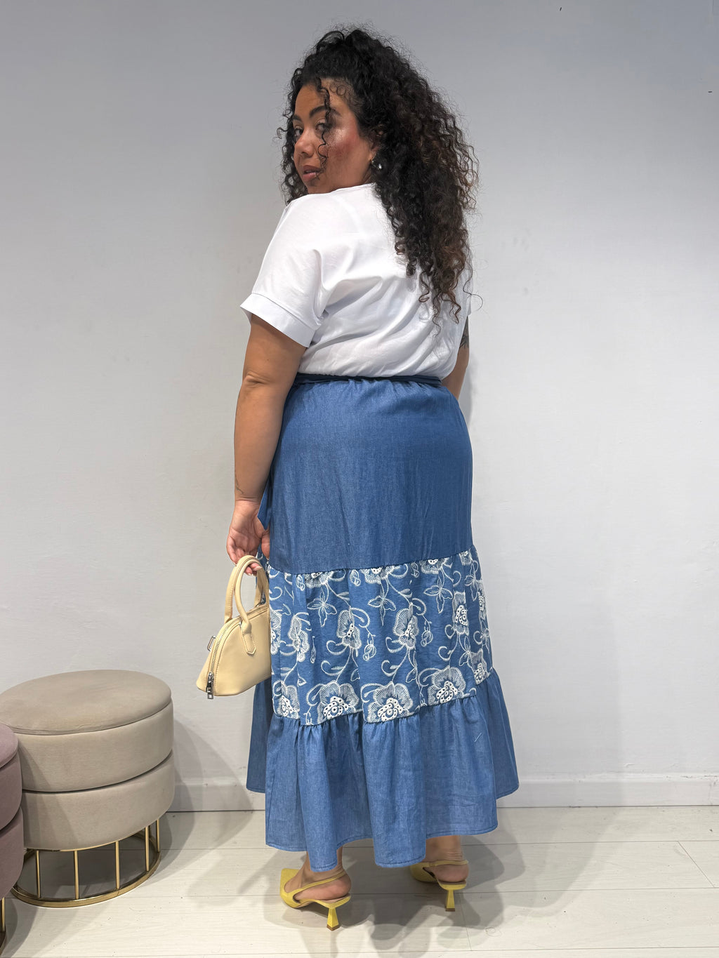 Abito Jeans Bicolor