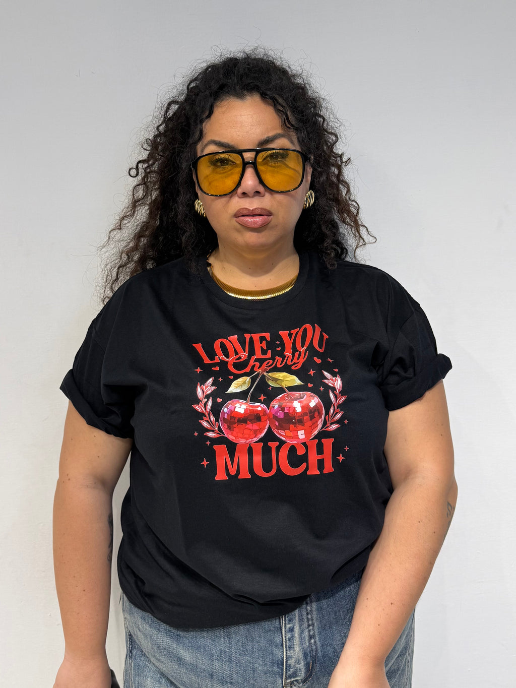 T-shirt Cherry Nera