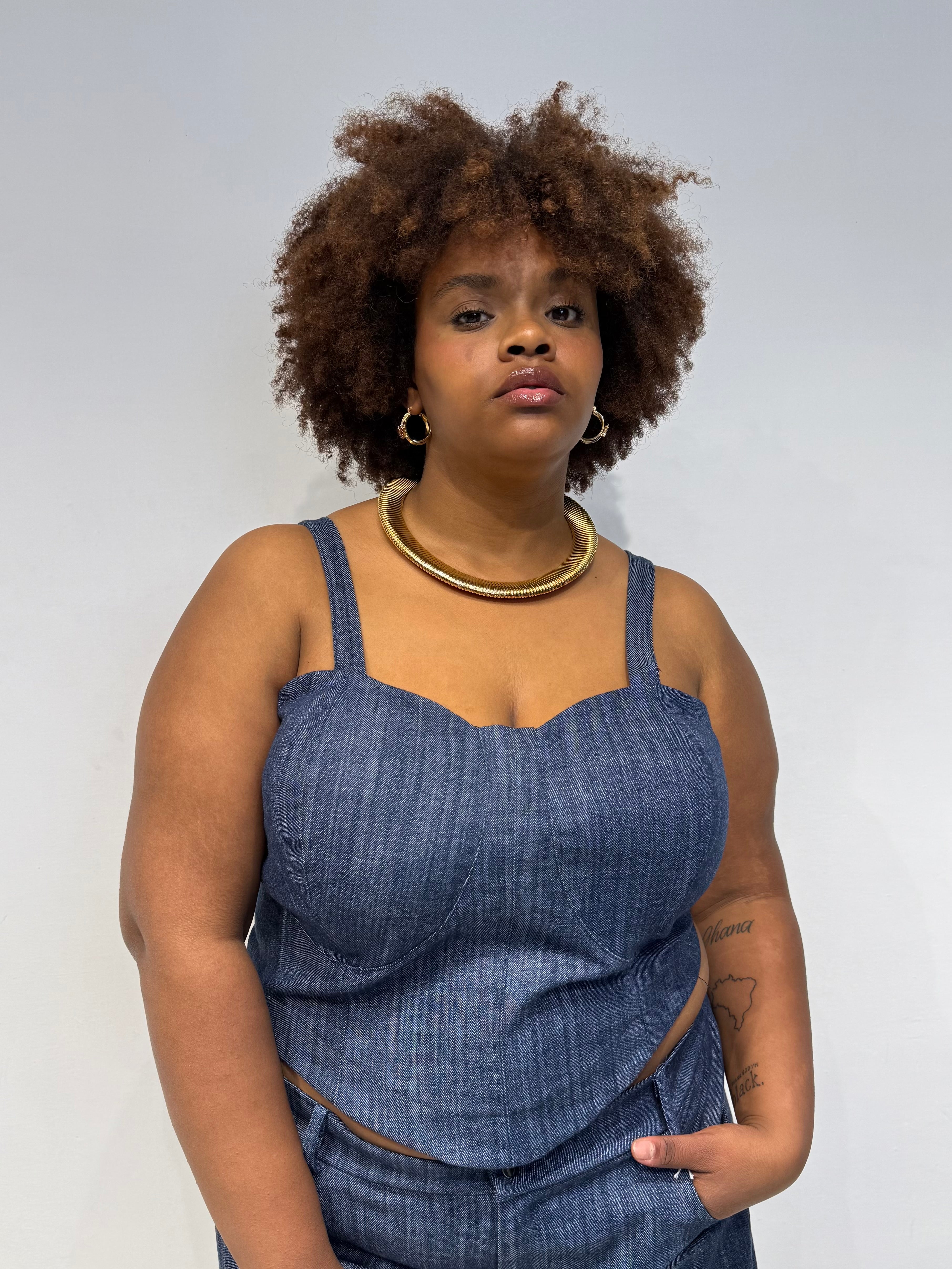 Coordinato Denim Blu