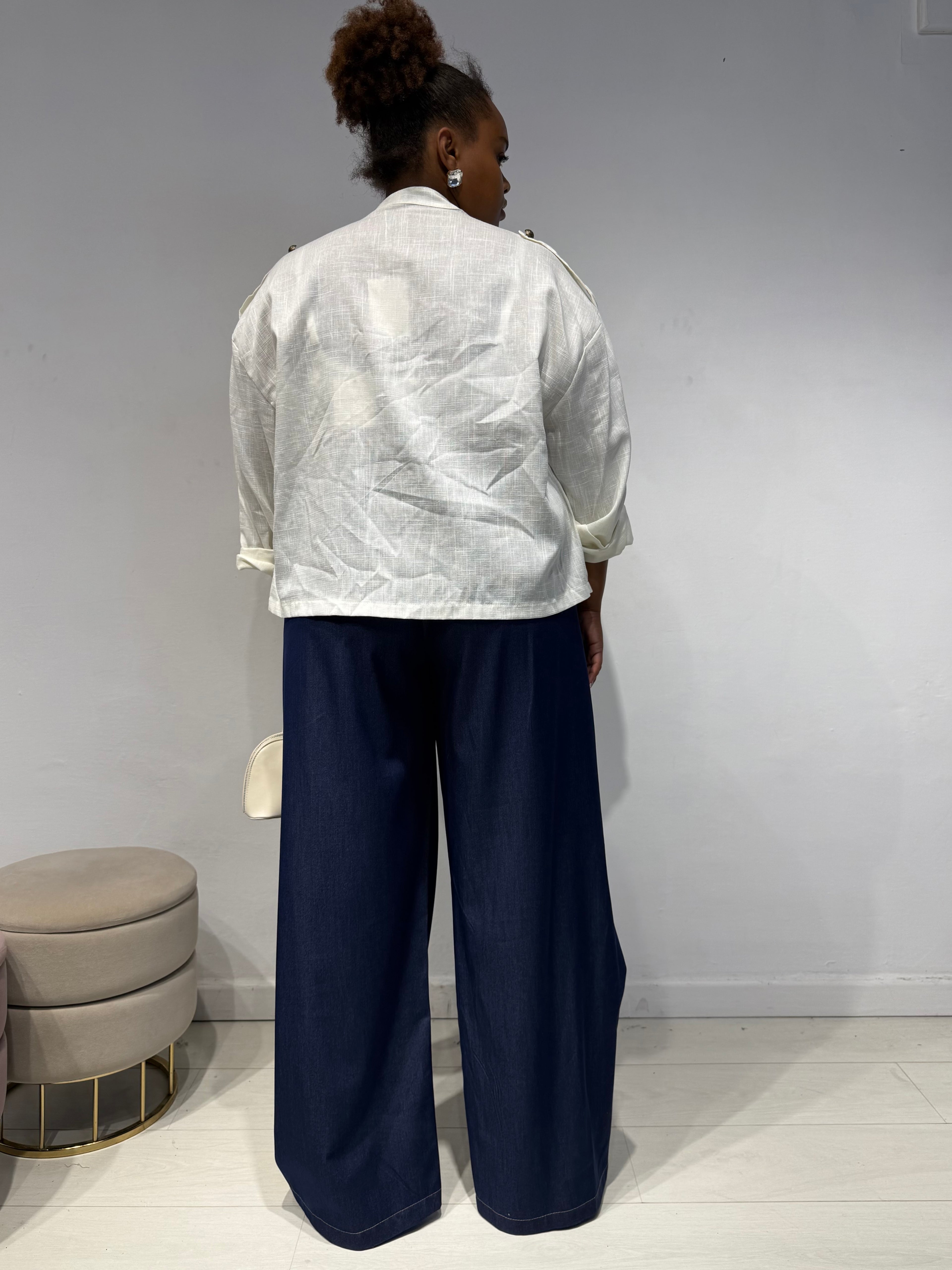 Pantaloni Effetto Jeans