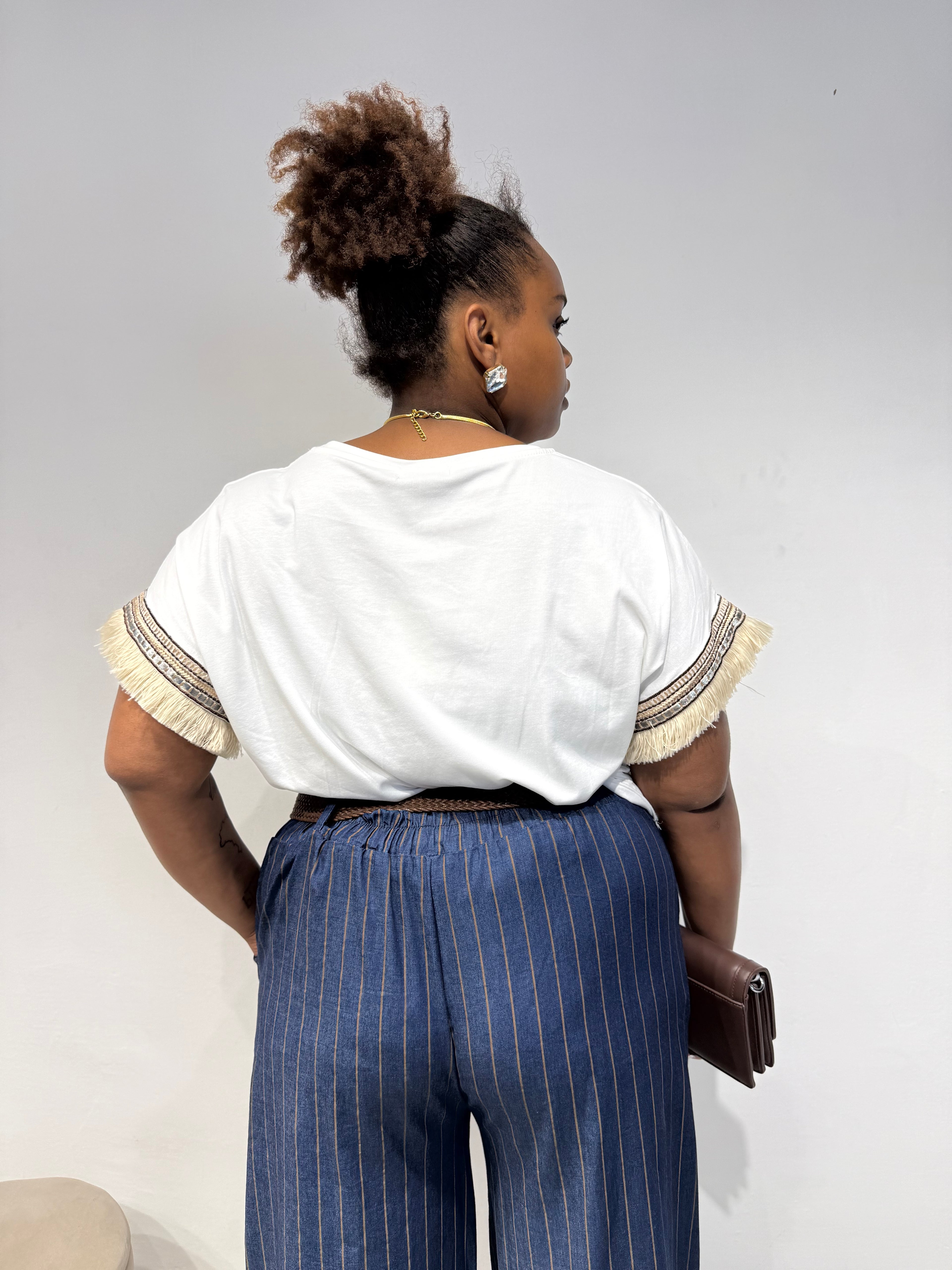 Jeans Chambray Gessato