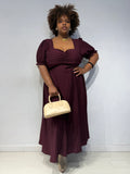 Abito Giordana Bordeaux