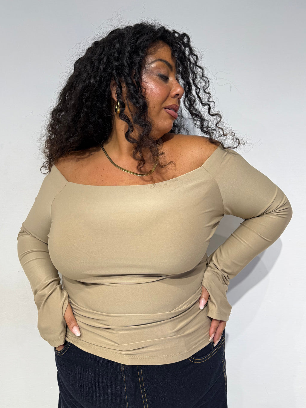 Maglia Laser Beige